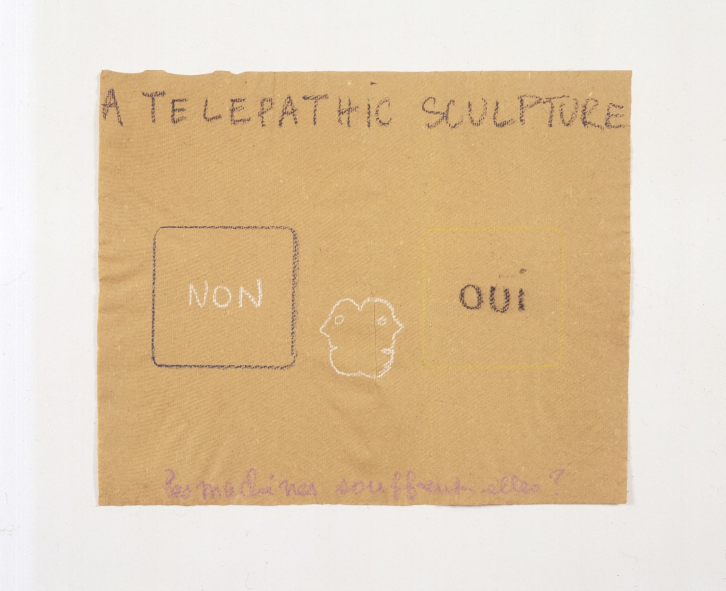 Robert Filliou A Telepathic Sculpture