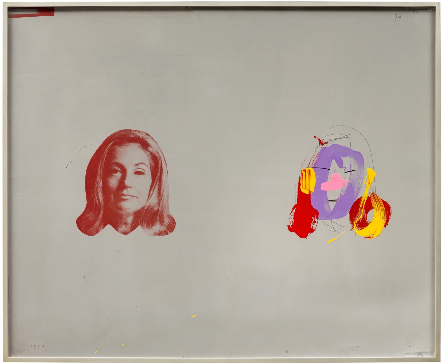 Michael Heizer Portraits of Bob and Ethel Scull