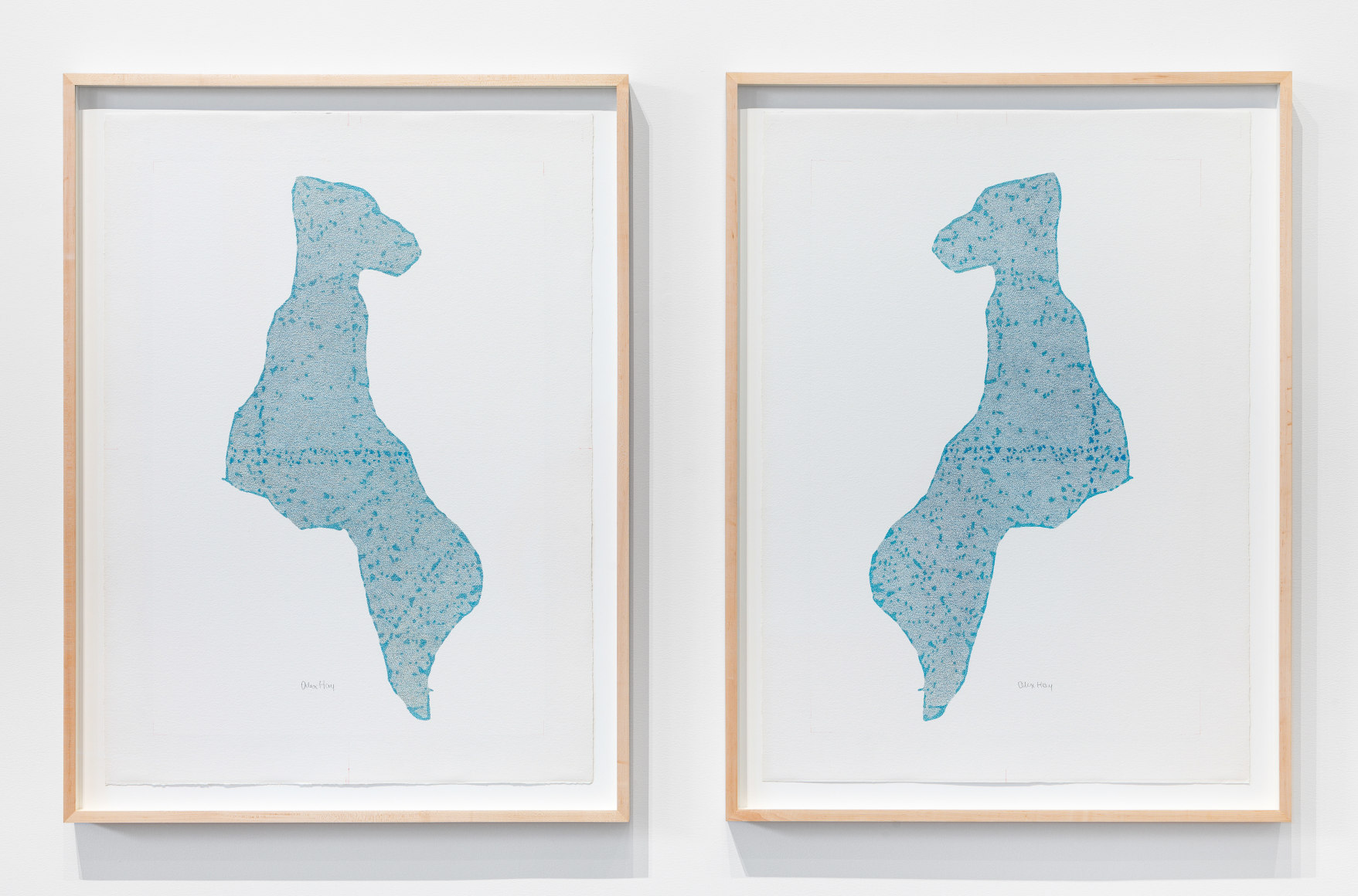 ALEX HAY, Dog Twins (Diptych)
