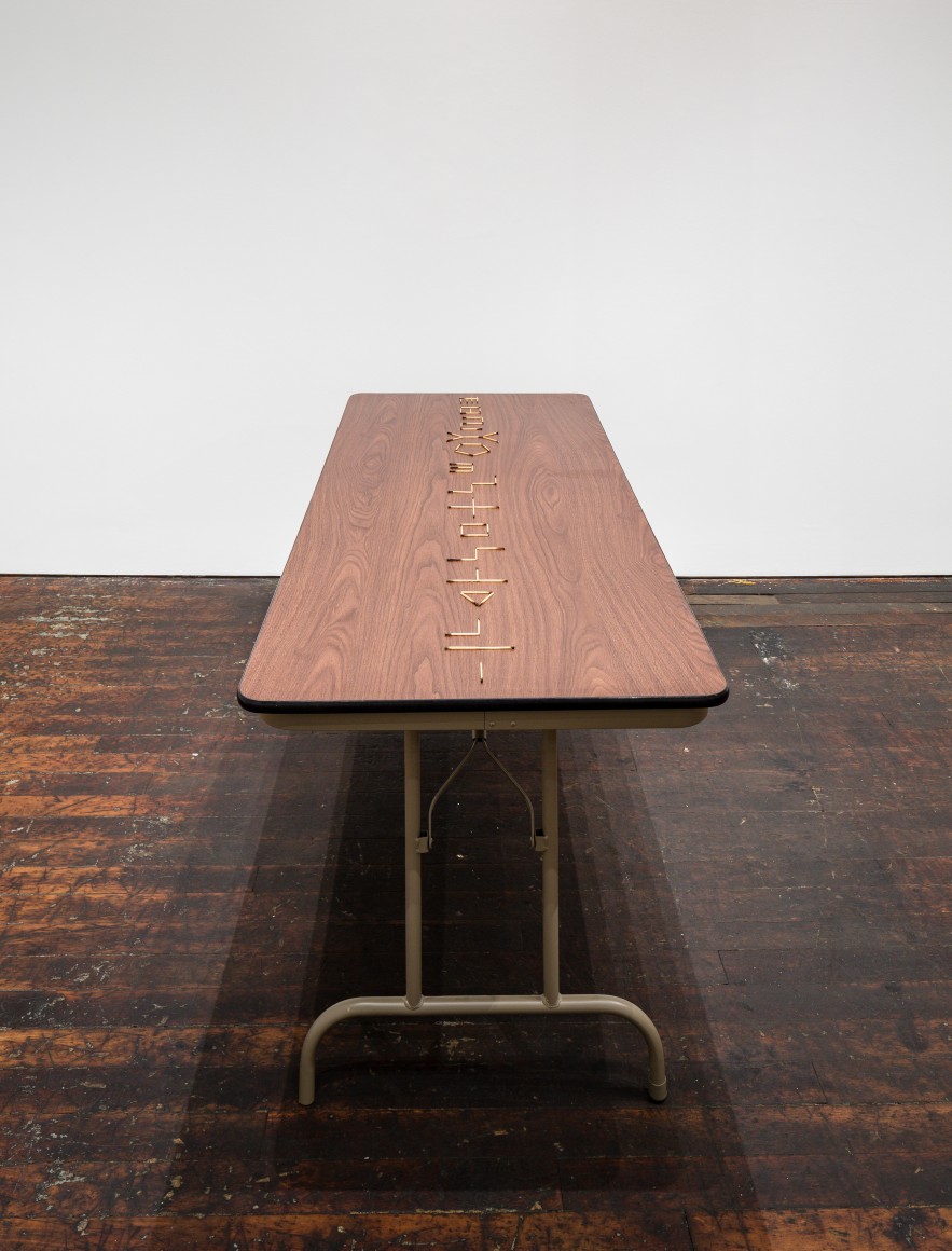 Untitled: Benassi, Bochner, Cabrita Reis, Gober, Nauman, Serra, Sosnowska, Tuttle, Walther – installation view 9