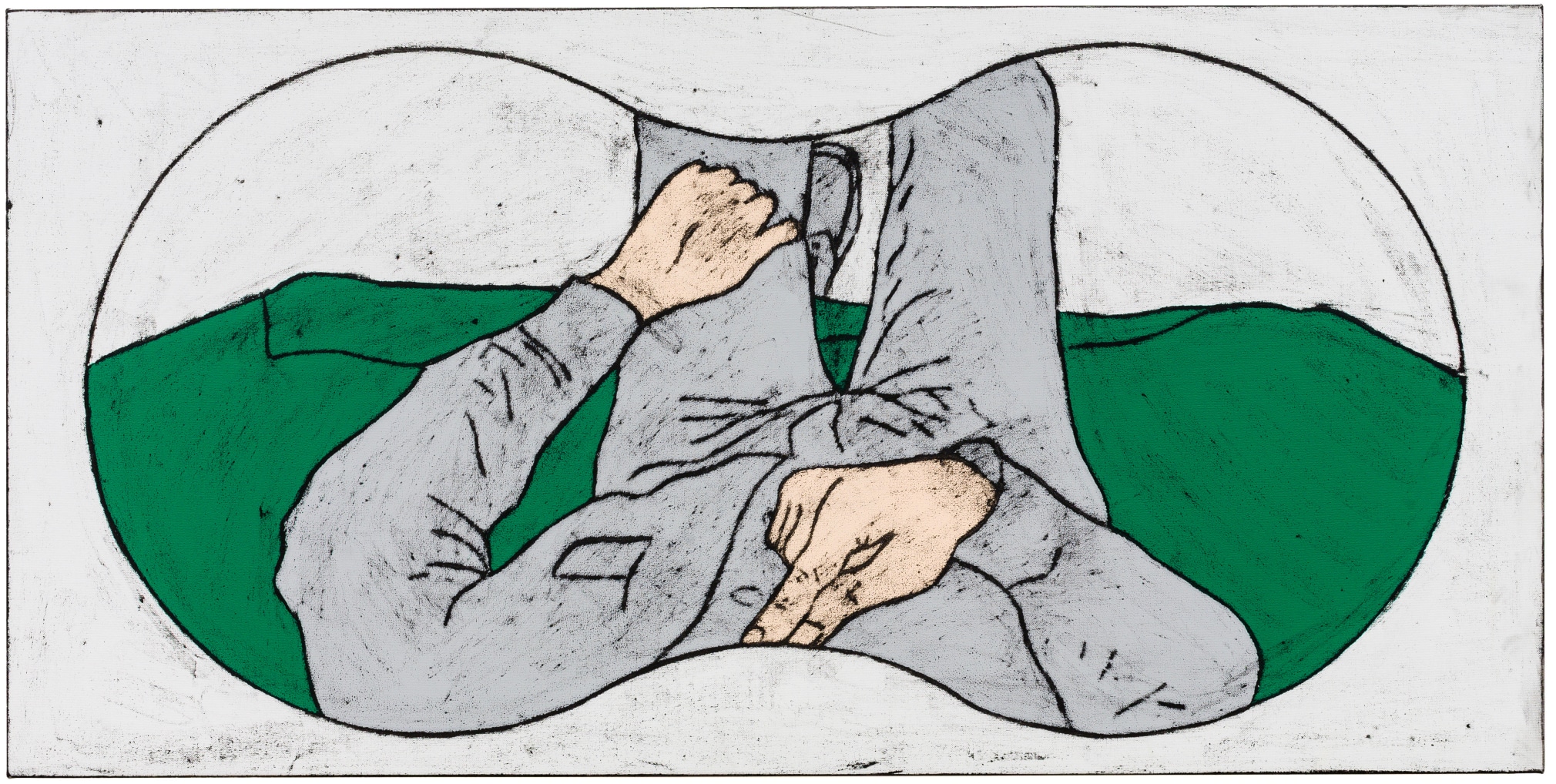Untitled (Colored Point of View Self I), 2016