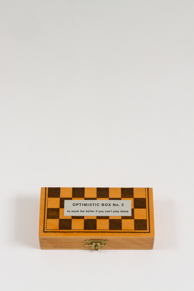 Robert Filliou Optimistic box n°3 (detail)