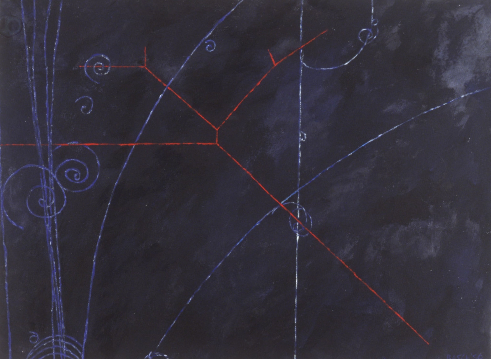 Jody Rasch, Particle Shower - Black