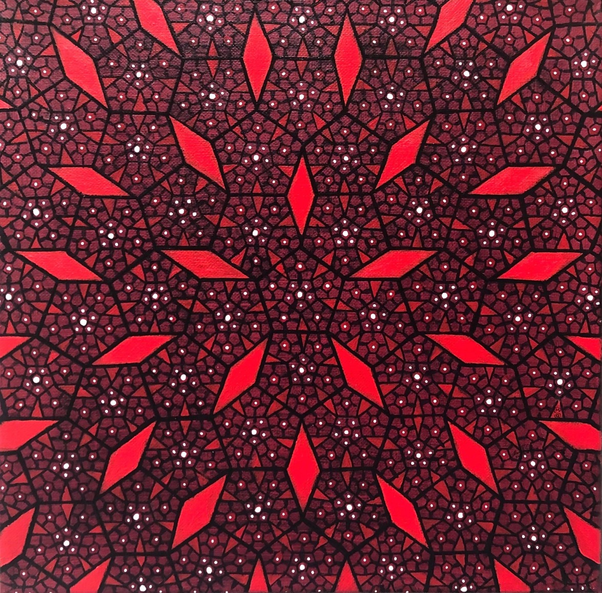 Shanthi Chandrasekar, Pentagons - Fractal