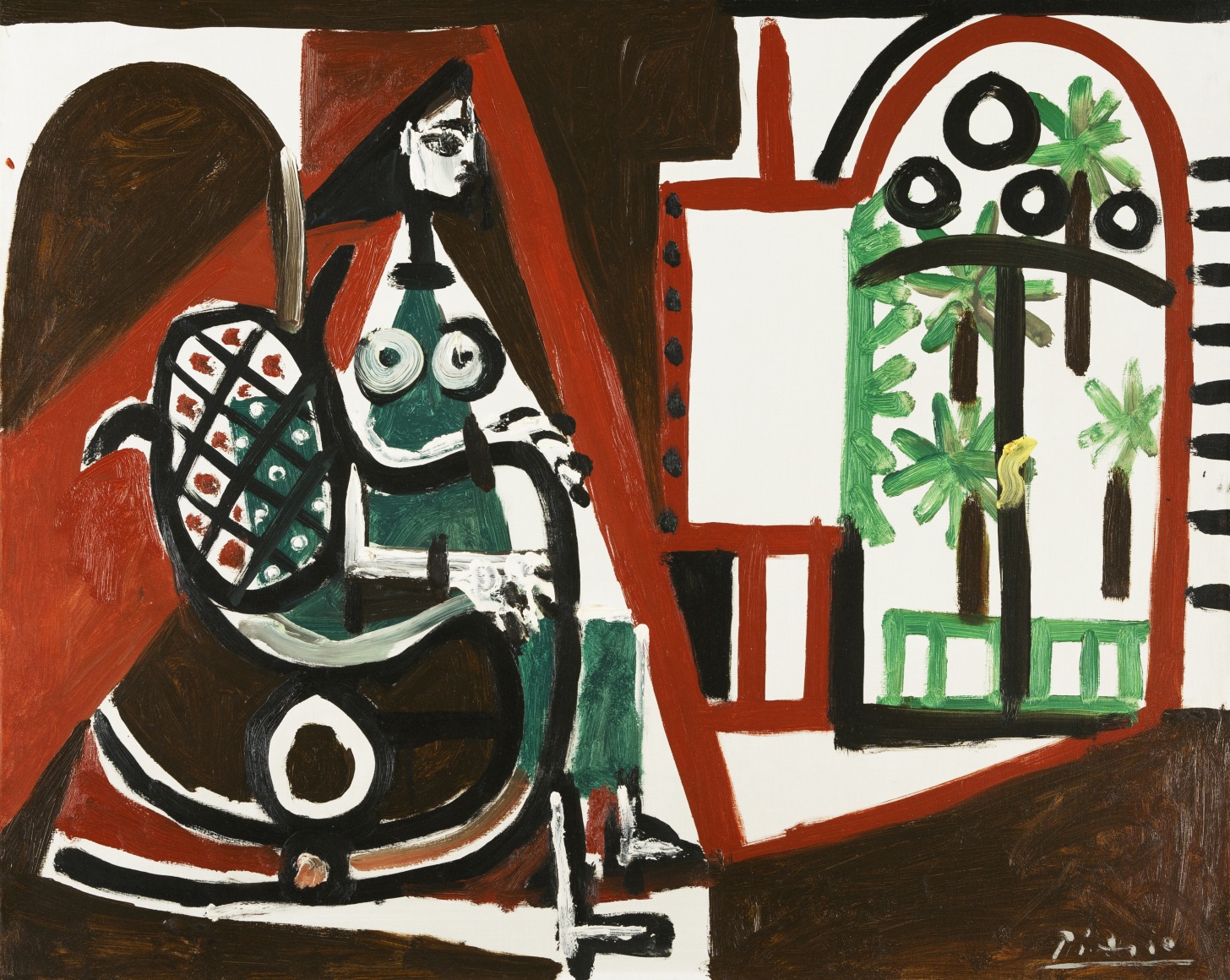 Pablo Picasso, Femme dans l'Atelier, 10 Mai 1956, 1956