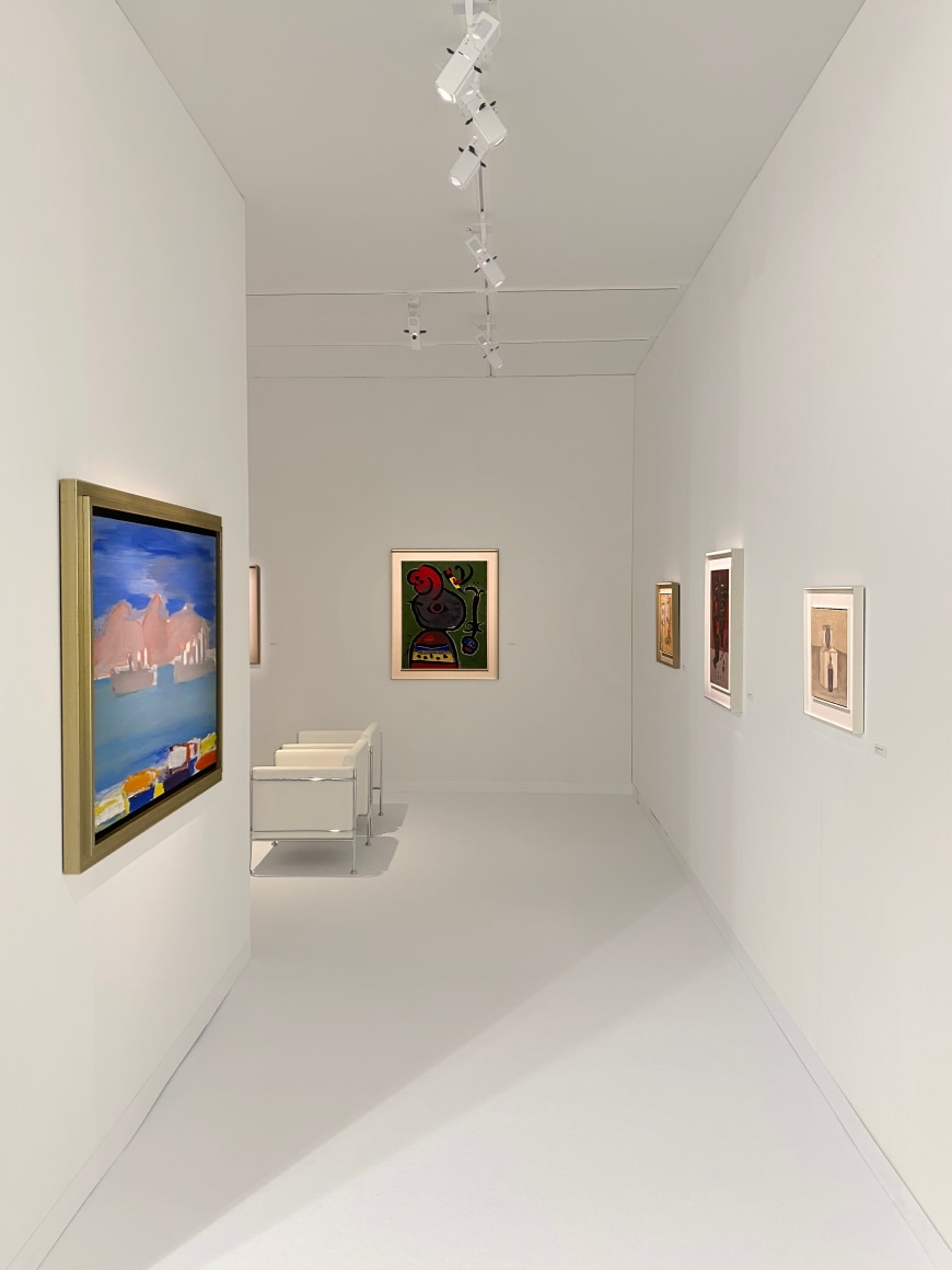 Installation view of Art Basel 2023,&nbsp;booth G5. Photography by&nbsp;Studio MDA.&nbsp;&copy;Helly Nahmad Gallery NY.