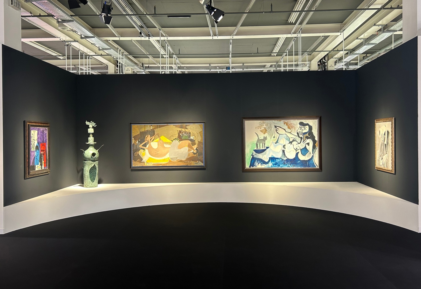 Installation view of Art Basel 2025, booth G5. Photography by Studio MDA. &copy;Helly Nahmad Gallery NY.