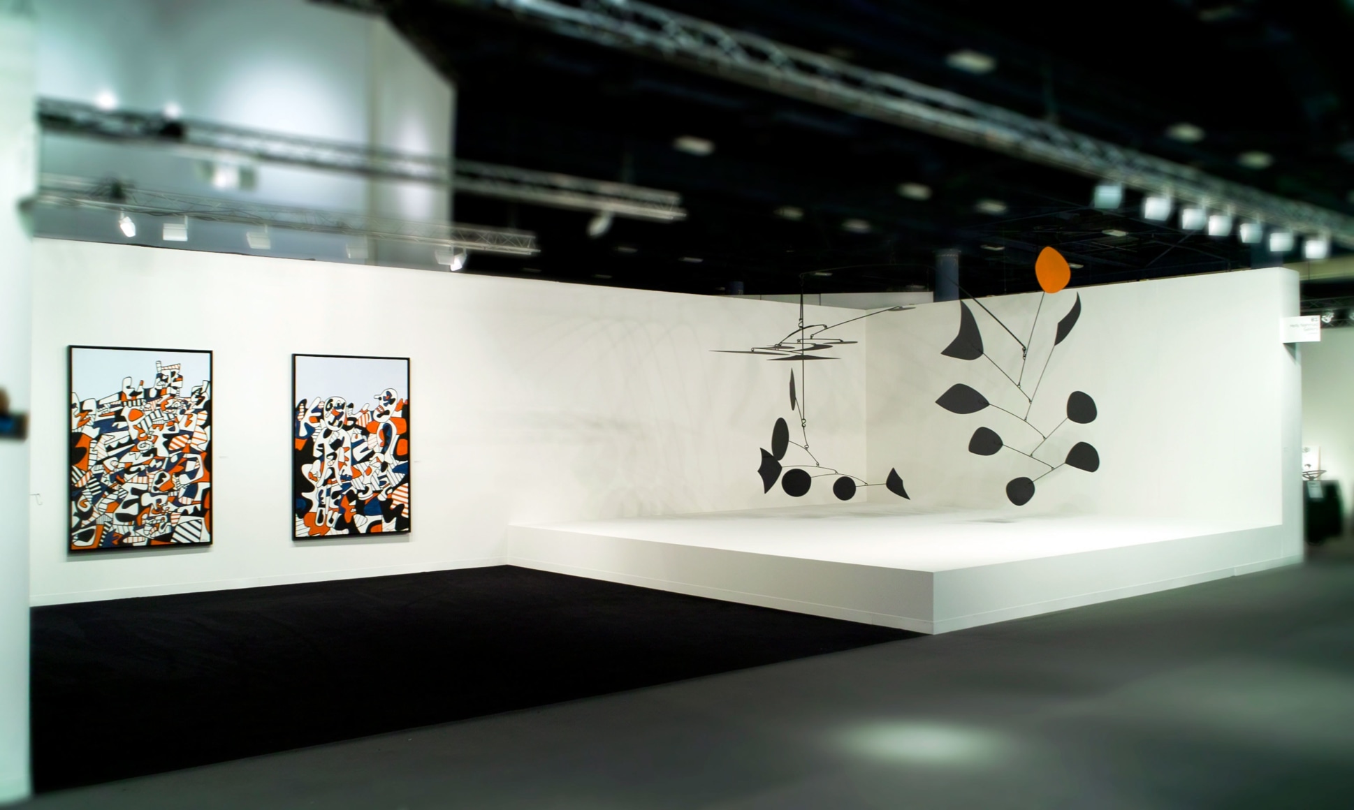 Installation view of Art Basel | Miami Beach 2014, booth B1. Photography by Karen Fuchs.  &copy; 2018 Calder Foundation, New York / Artist Right Society (ARS), New York. &copy;Helly Nahmad Gallery NY.