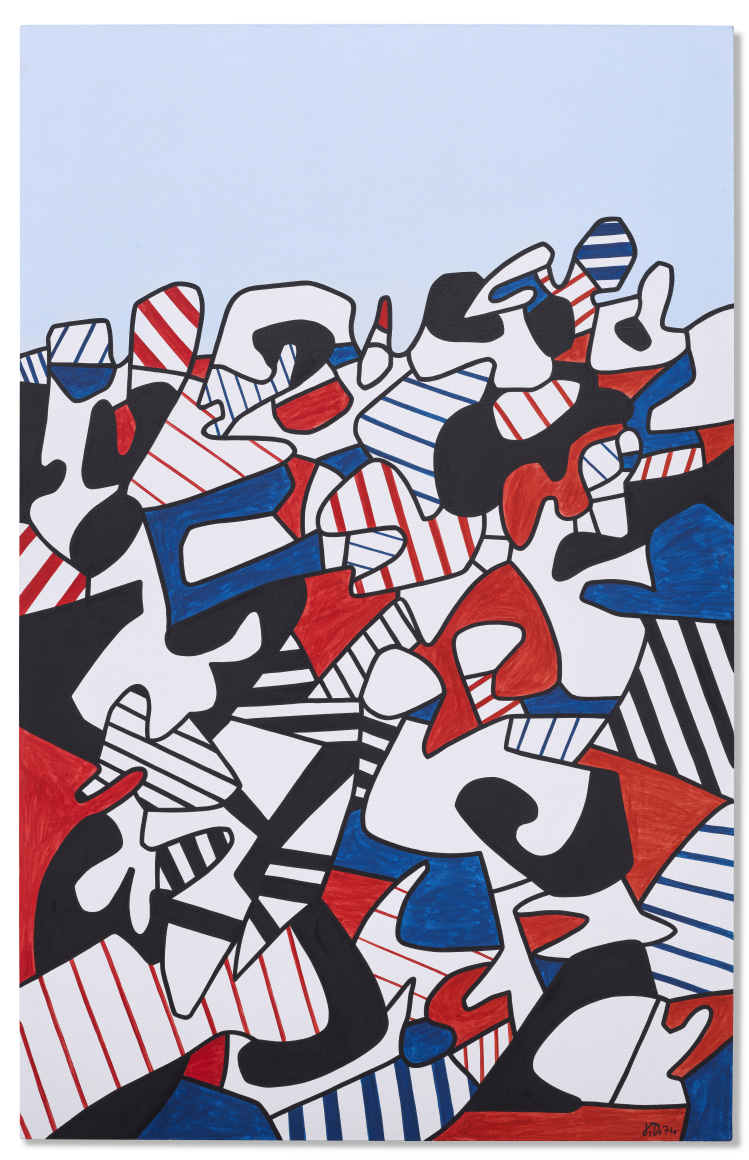 Jean Dubuffet, Paysage &Eacute;pisodique, 1974