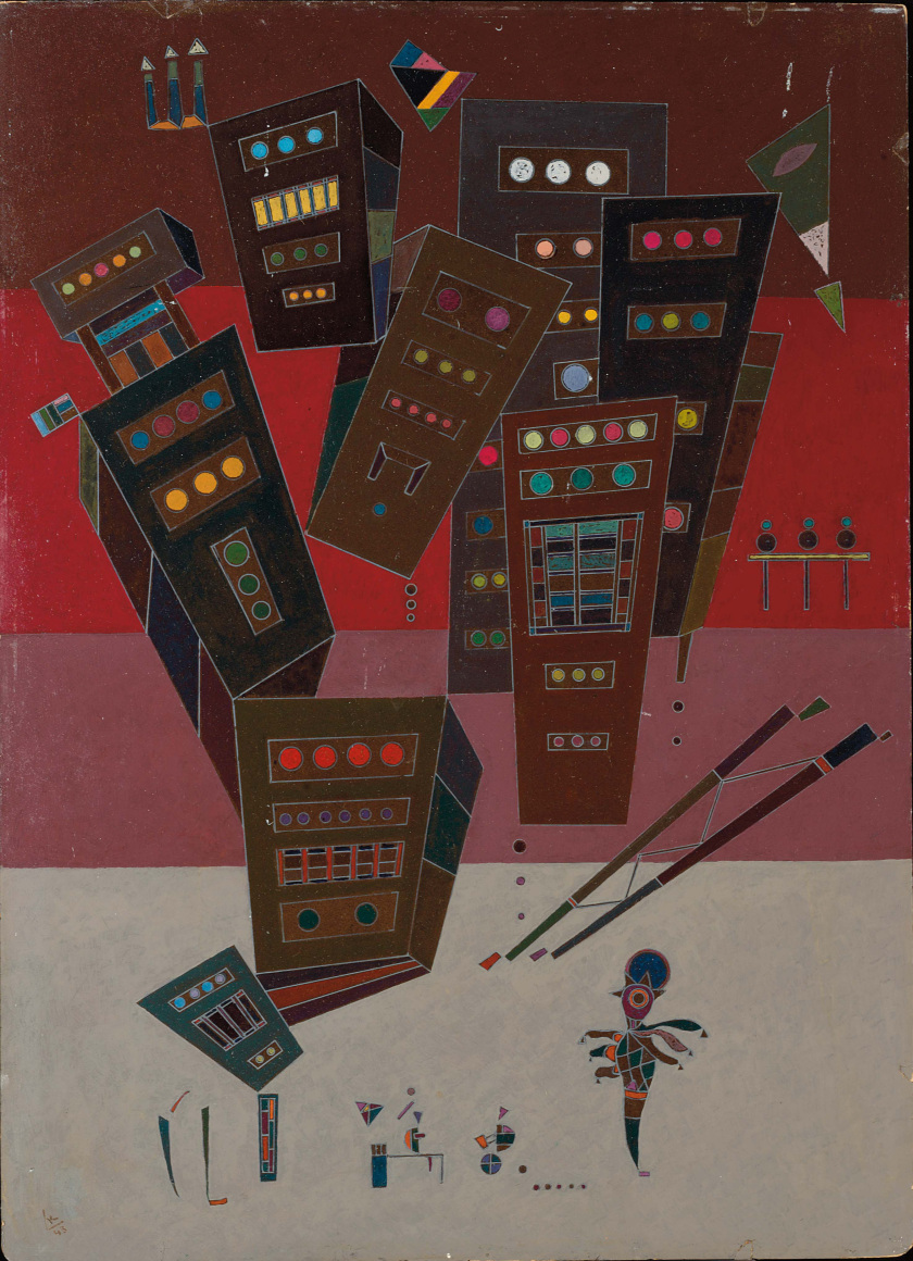Kandinsky,&nbsp;T&eacute;n&egrave;bres, 1943