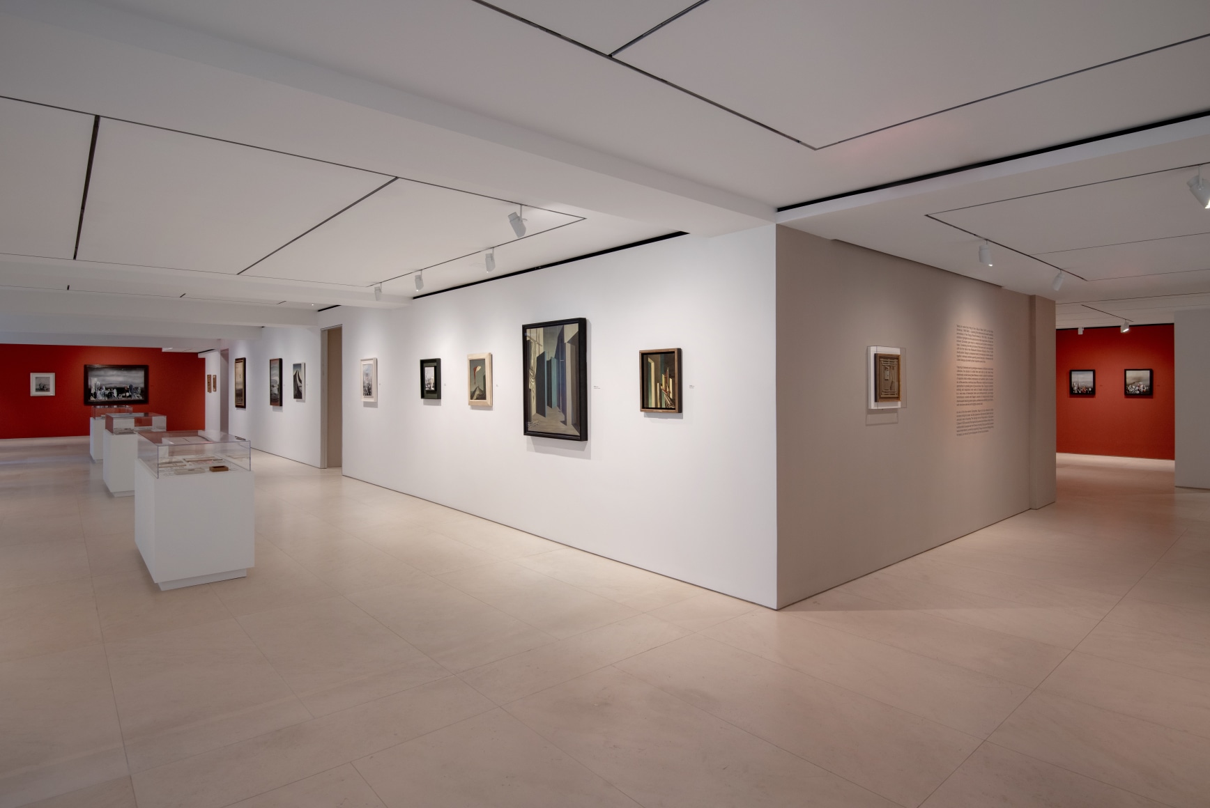 Installation view "Kay Sage and Yves Tanguy: Ring of Iron, Ring of Wool", Helly Nahmad Gallery, photography: Karen Fuchs