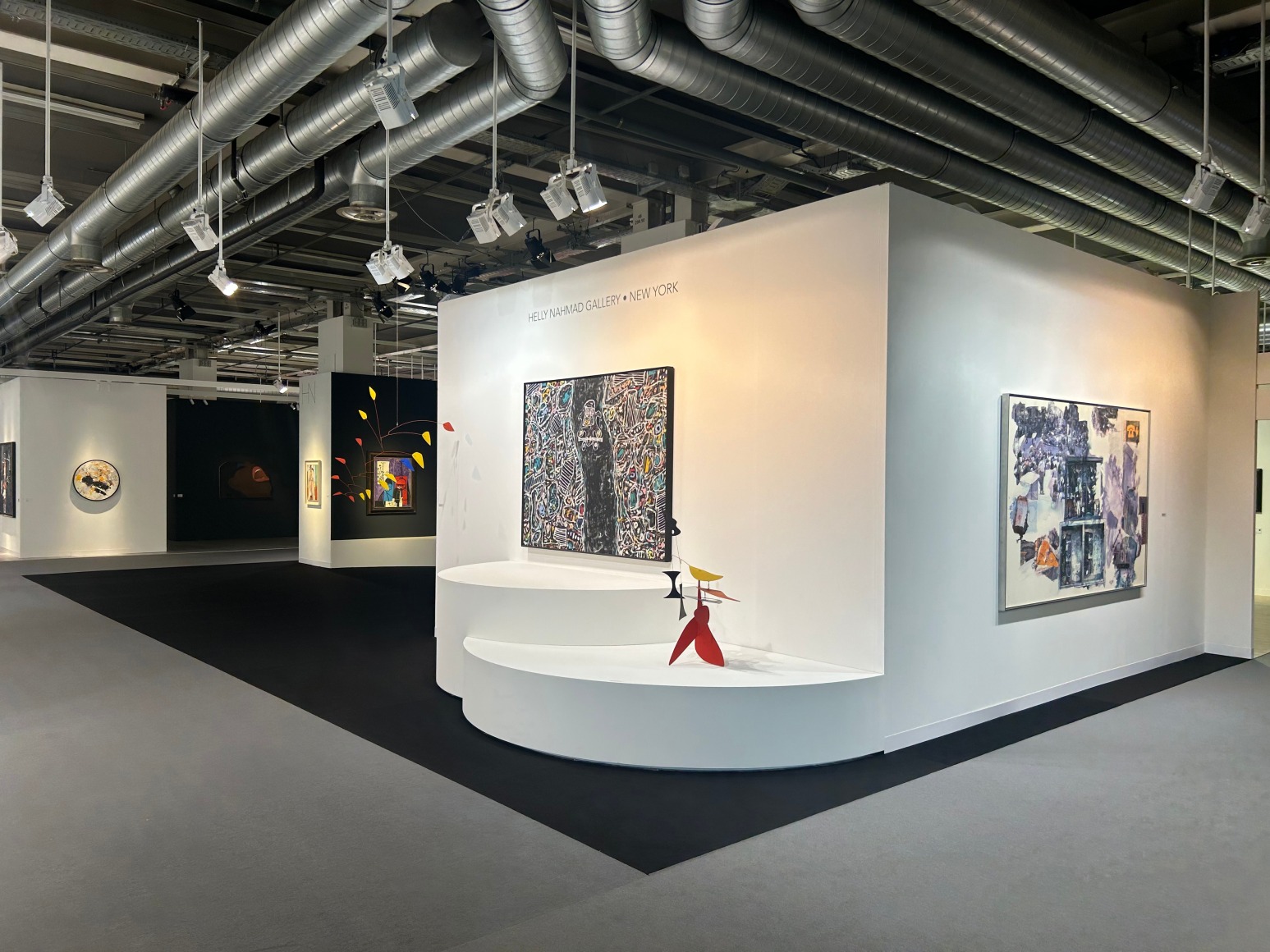 Installation view of Art Basel 2025, booth G5. Photography by Studio MDA. &copy;Helly Nahmad Gallery NY.