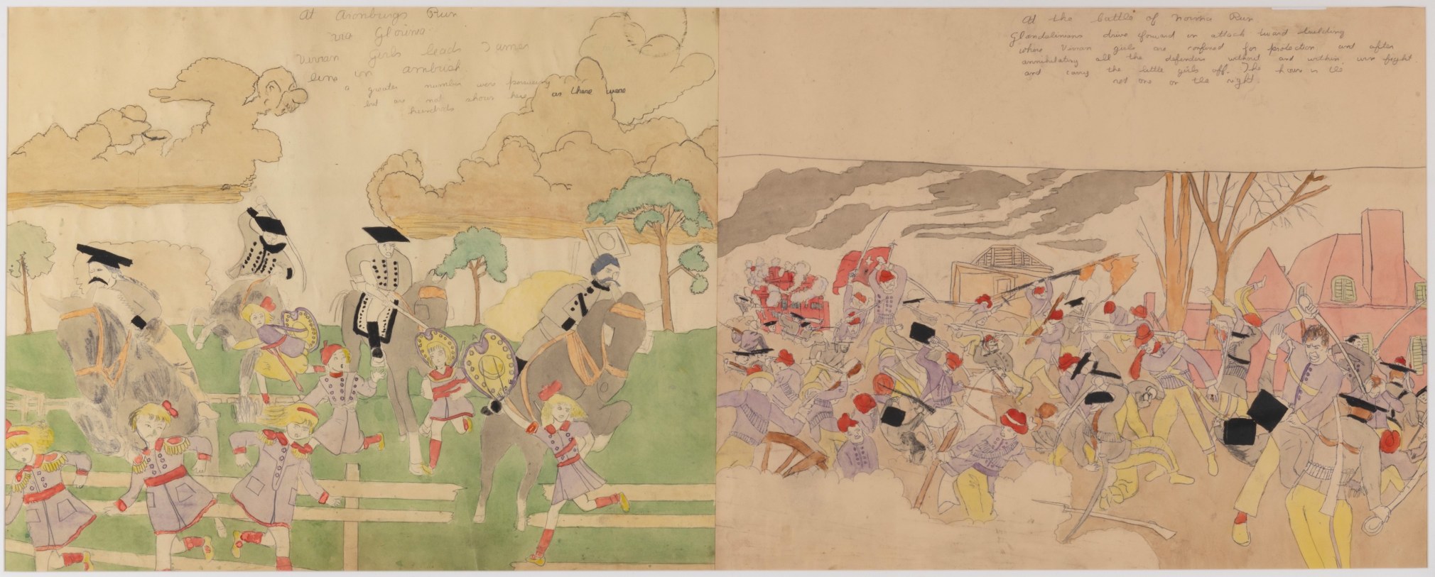 Henry Darger, Untitled (verso), n.d.