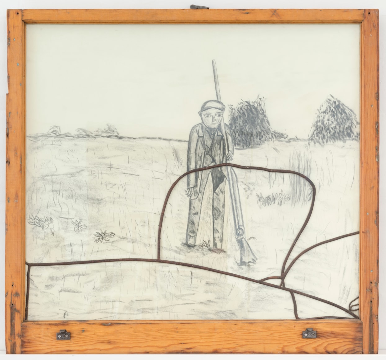 Mr. Gun, 2014, Graphite on paper