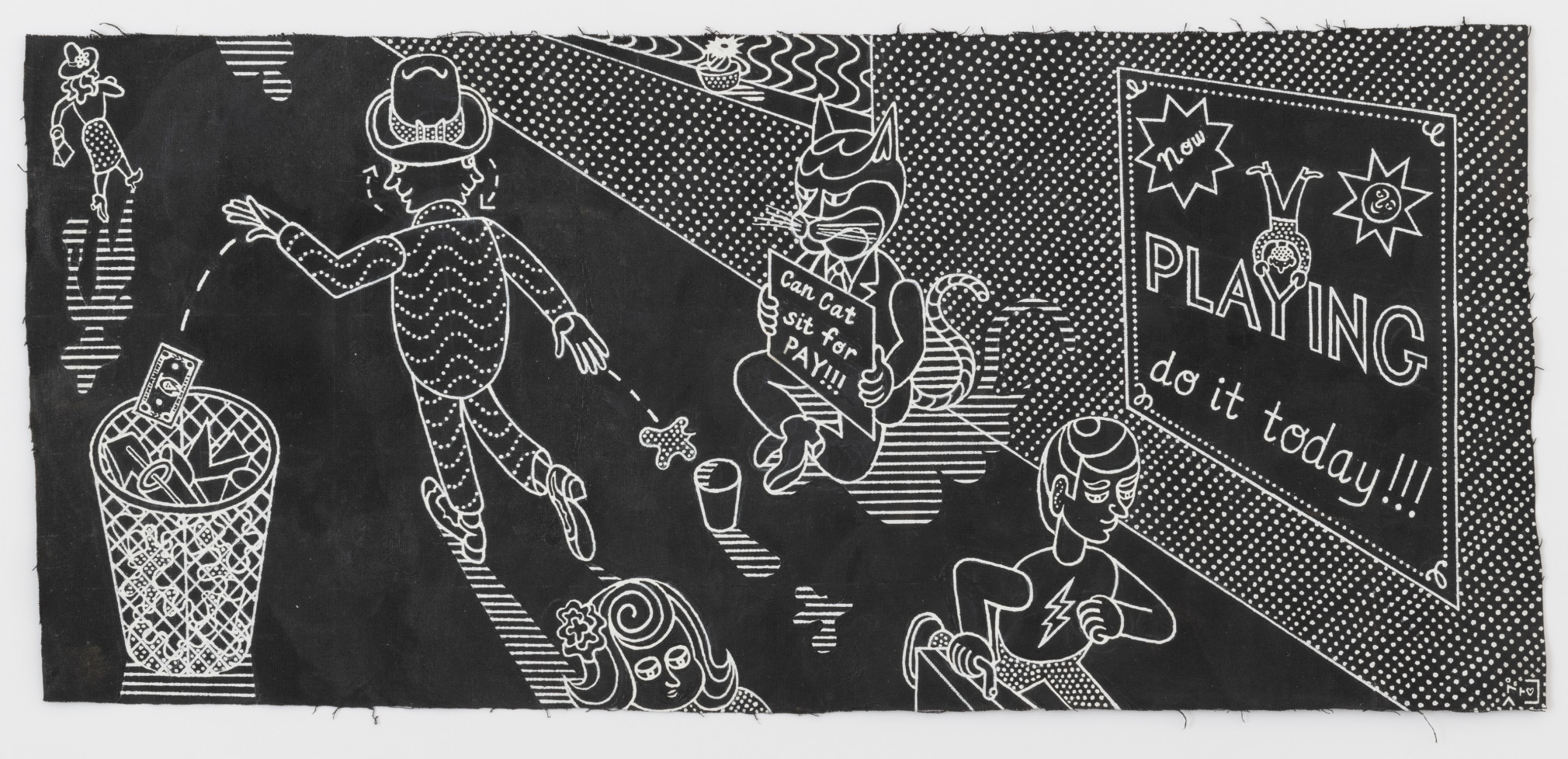 Anthony Dominguez Can Cat Sit For Pray, 2001