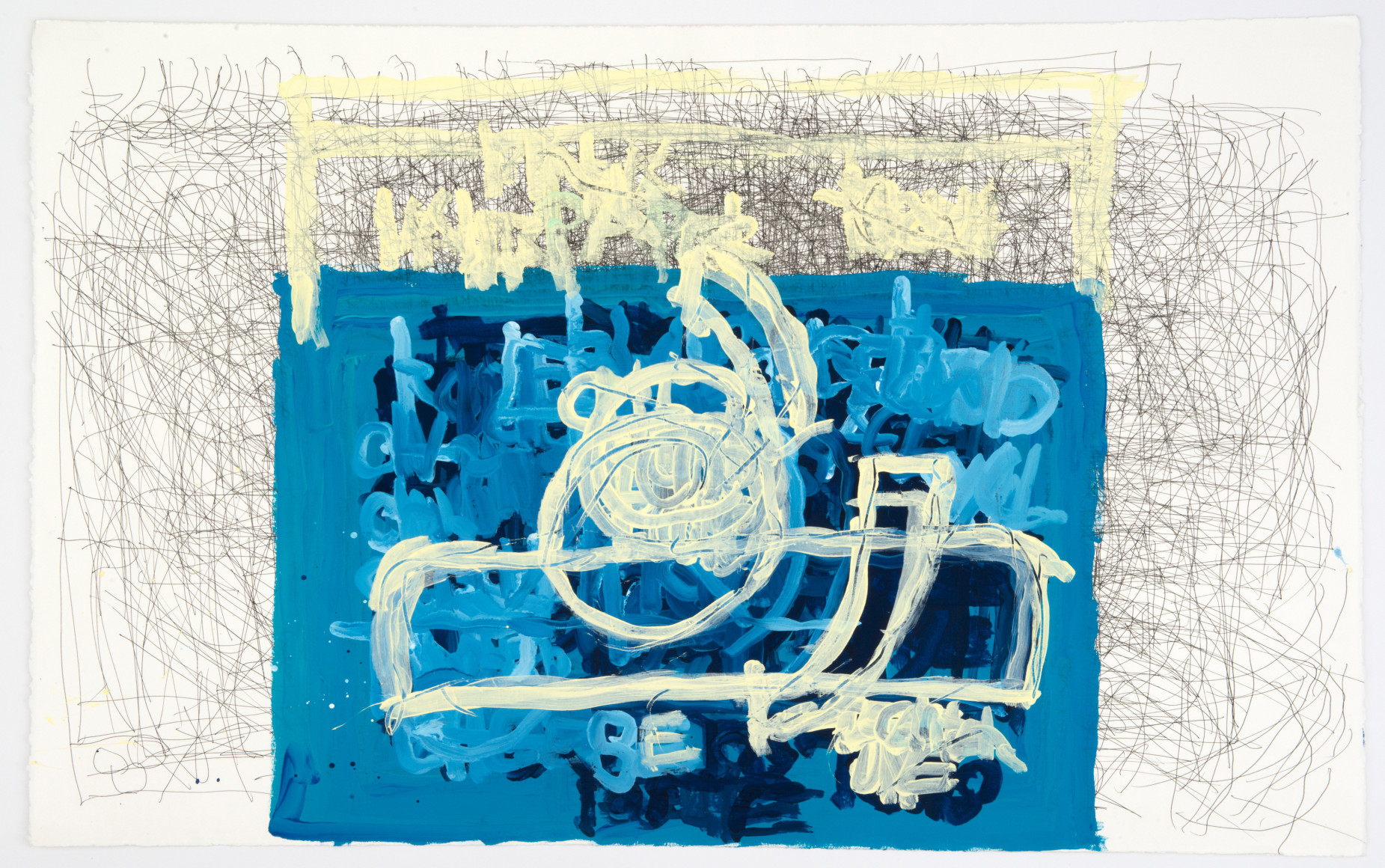 Untitled, 2014, Acrylic and ink on paper