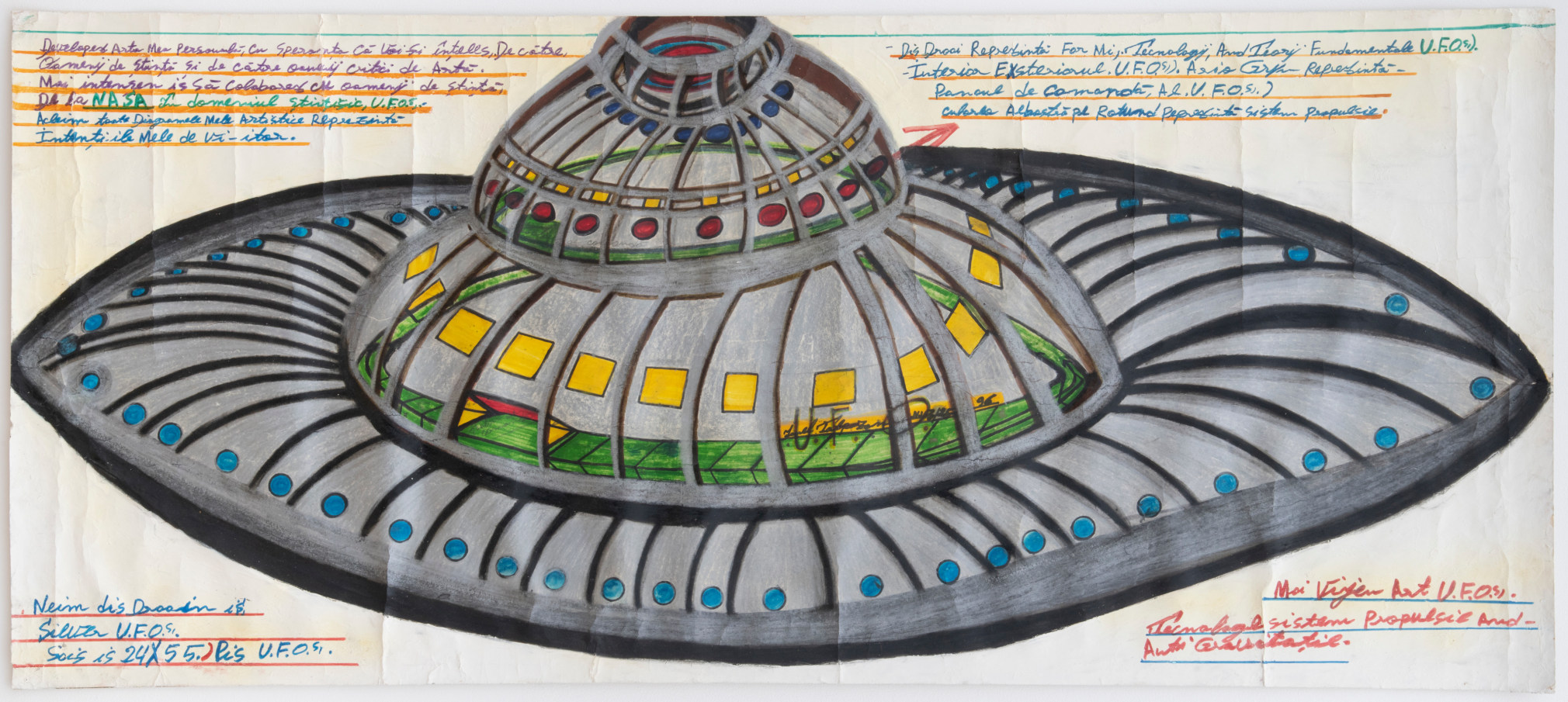 Ionel Talpazan (1955-2015), Silver UFO,&nbsp;1996-2000