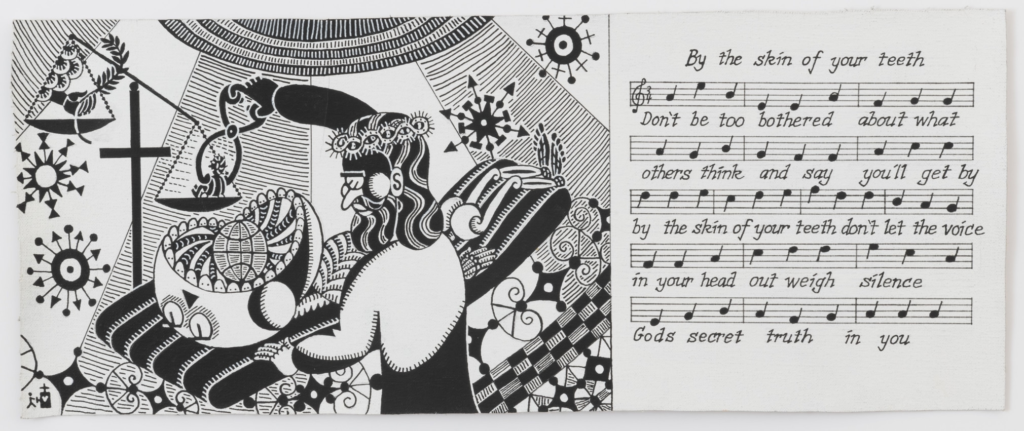 Anthony Dominguez By the Skin of Your Teeth, n.d.