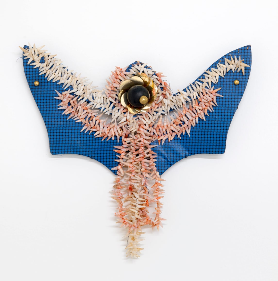 Blue Coral Crescent, n.d., Mixed media