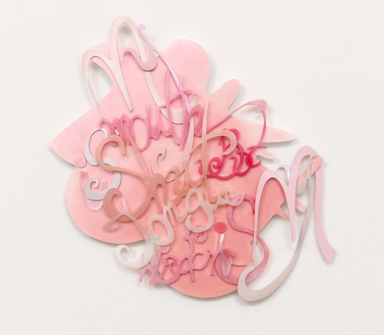 Simeen Farhat, My Mouth is Shut, but My Tongue is Wide Open, 2021