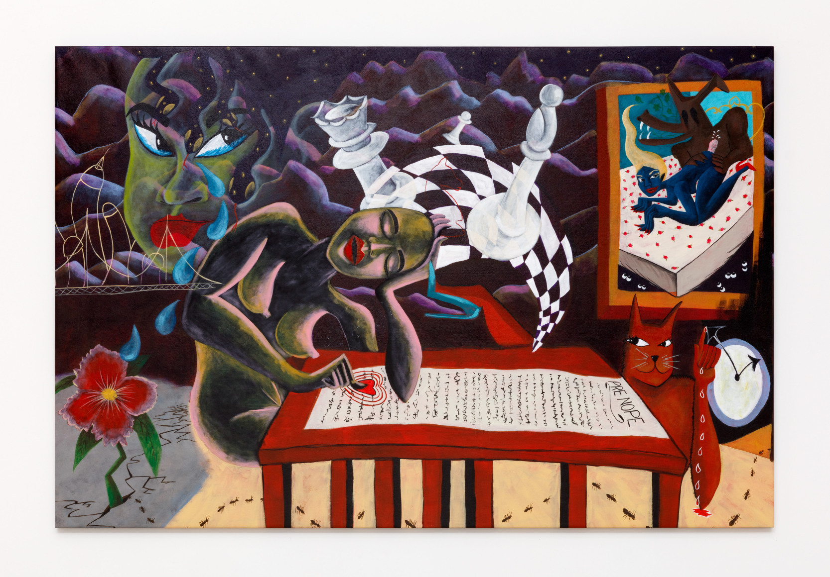 Abi Salami, Untitled (Hopeless Romantic in the City), 2022