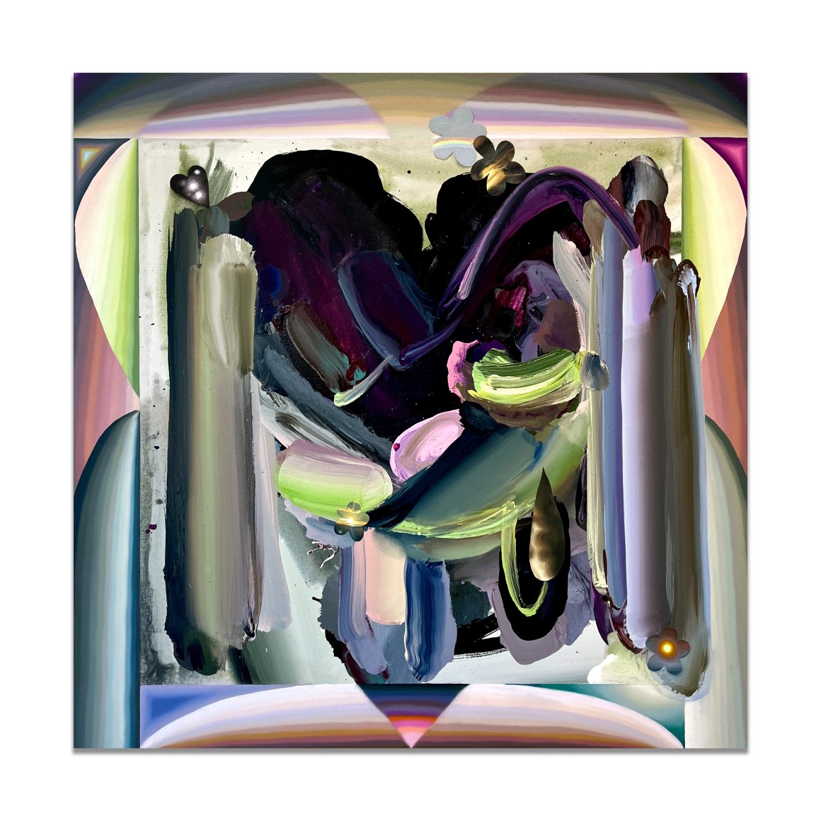 Raychael Stine, Double velvet midnight lovers in Georgia&#039;s petunias, 2024