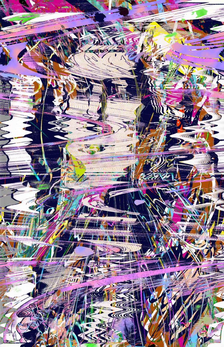 Ruben Nieto, Self Portrait, (After Roy Lichtenstein), 2022