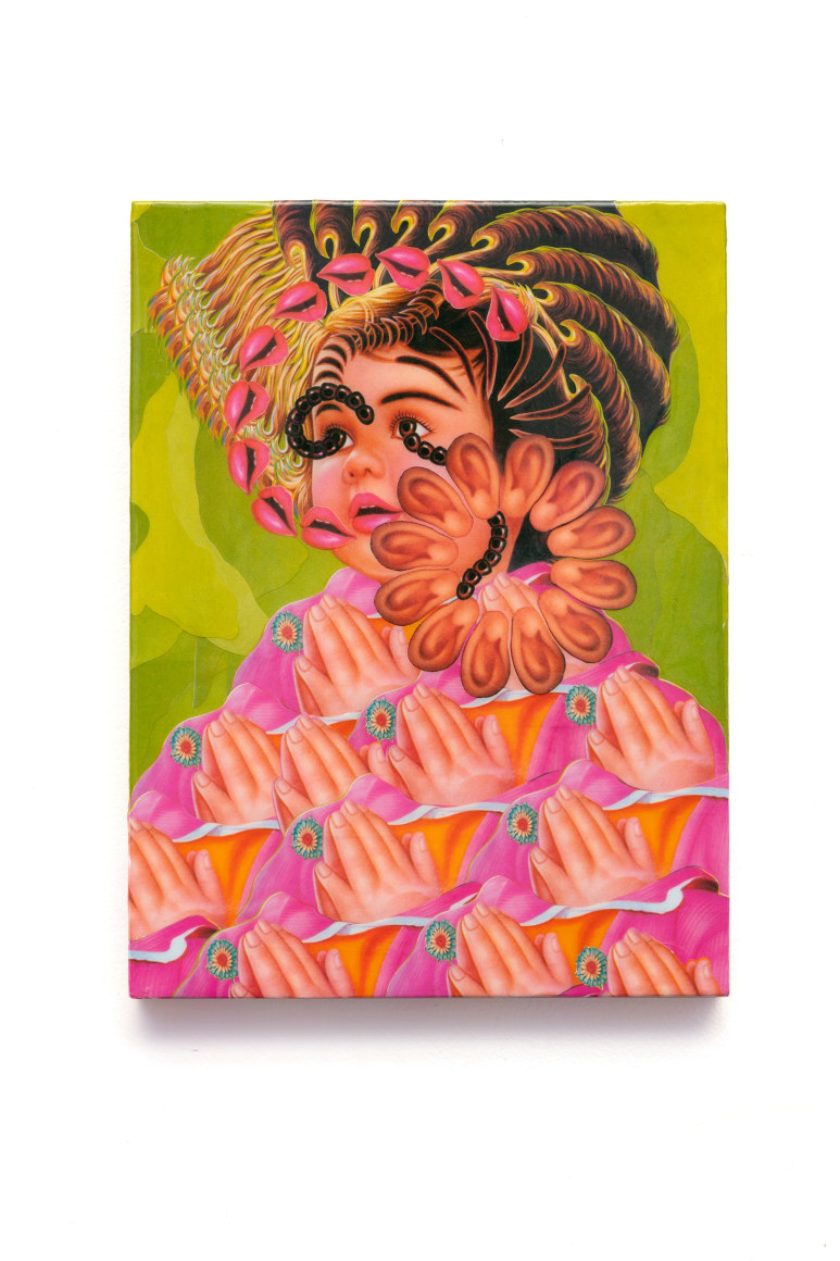 Patrick Turk, Victims of the Blue Star Tattoo Legend, Grace, Age 7, Pink Elephants LSD, 2020