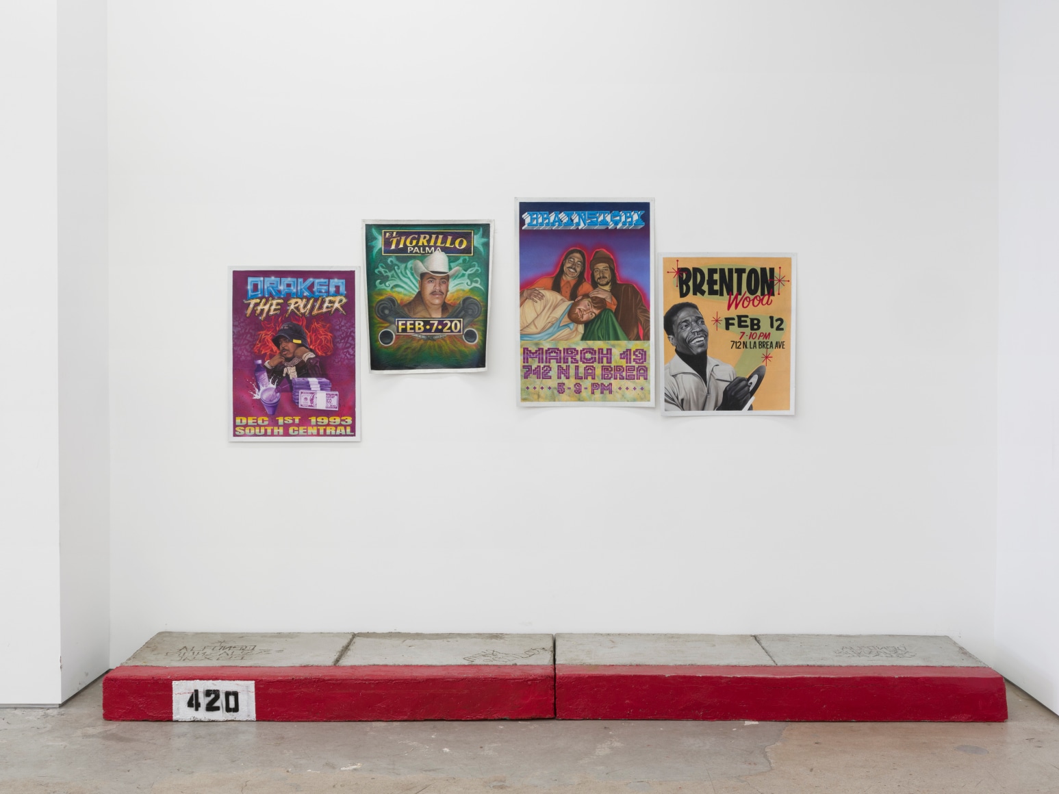 Alfonso Gonzalez Jr., There Was There, 2022., Installation view. 
