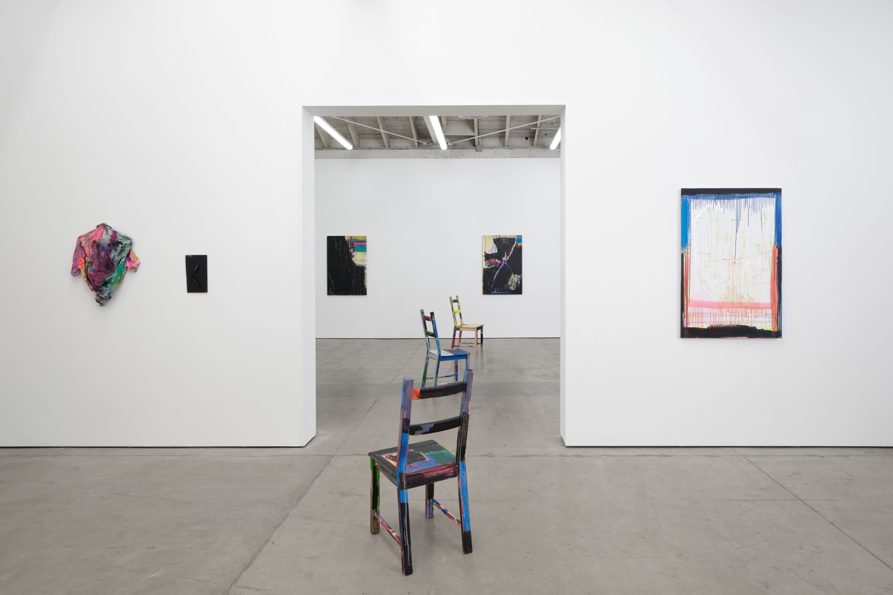 Hayley Tompkins, Tell Gonzo How, Matthew Brown, Los Angeles, 2023., Installation view. 