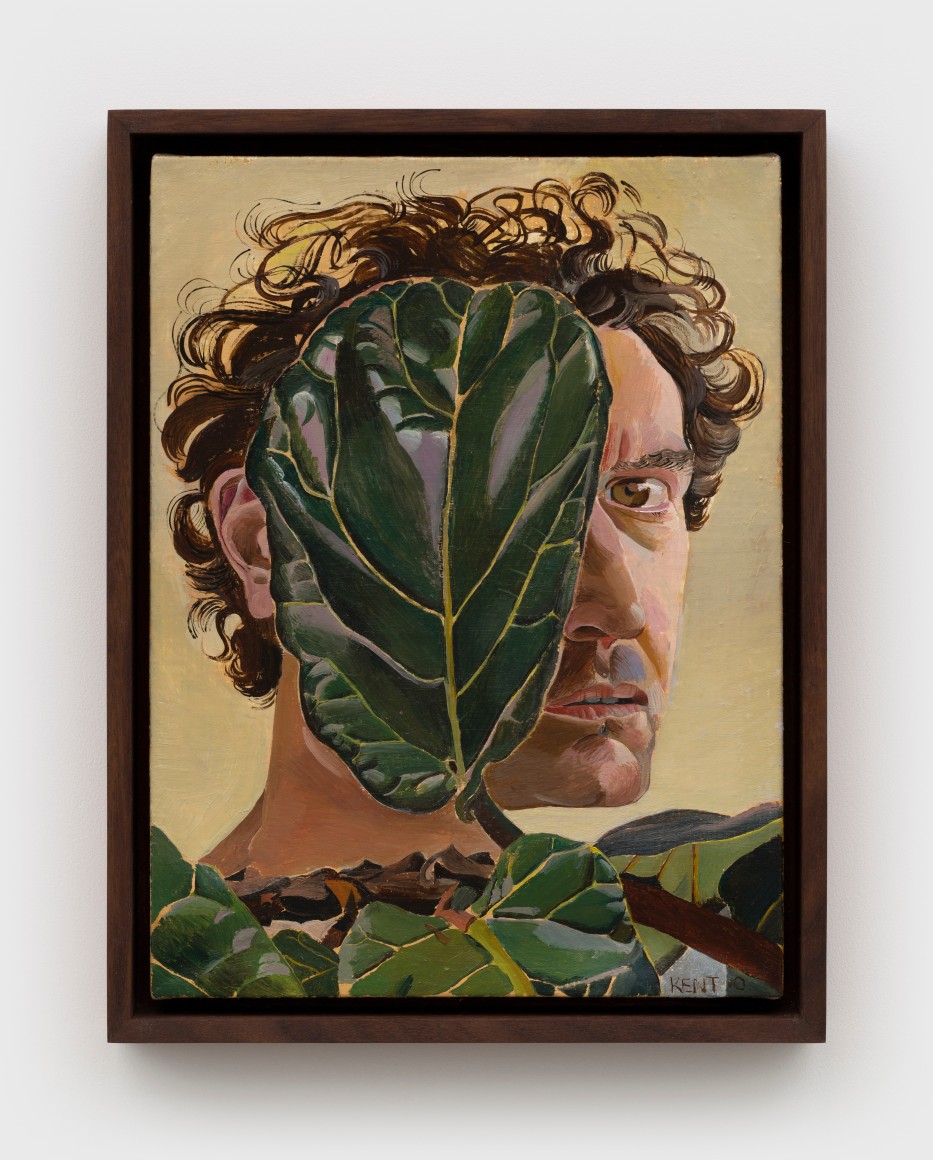 Kent O&#039;Connor, Self-Portrait and Fig Leaf, 2025