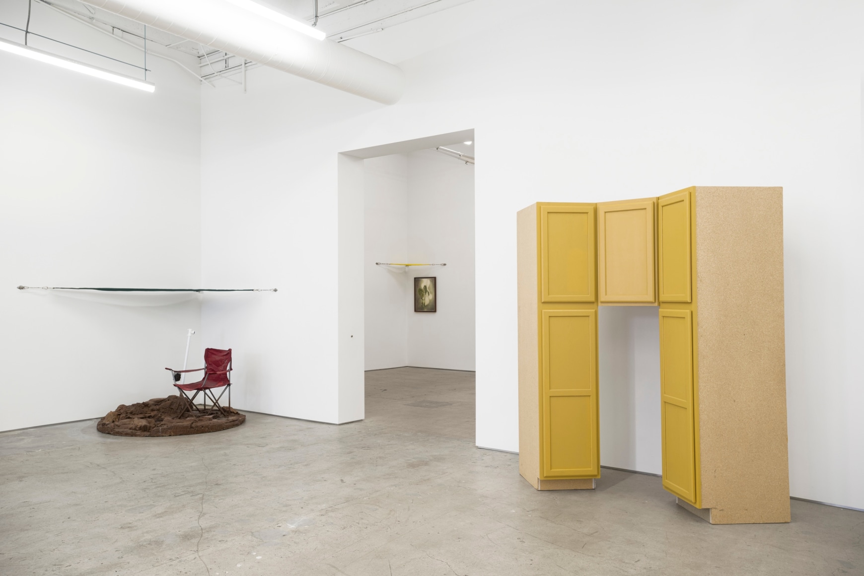Brandon Ndife, What's the sun to a raisin, 2022., Installation view
