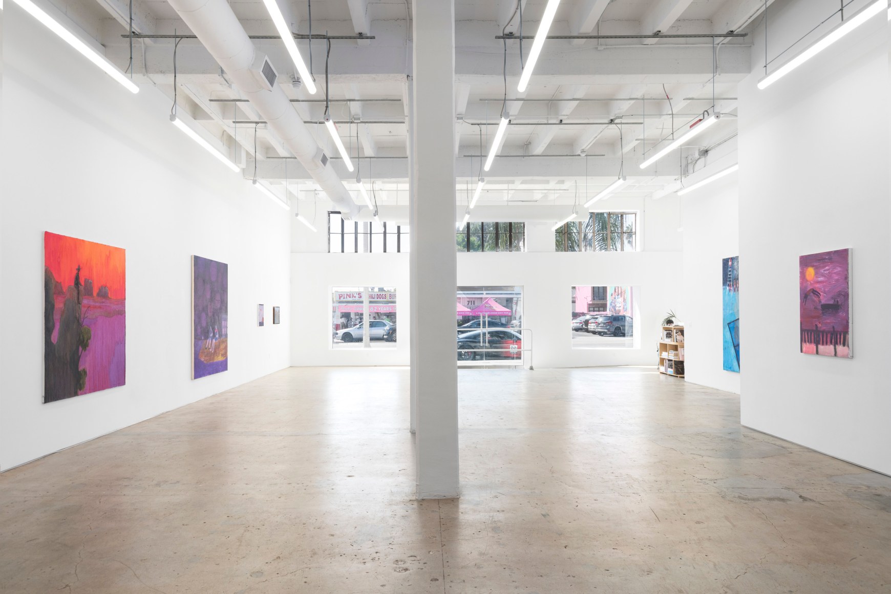 Katherine Bradford &amp;amp; Sedrick Chisom,&nbsp;Angels to Some, Demons to Others, Matthew Brown, Los Angeles,&nbsp;2022., Installation view.