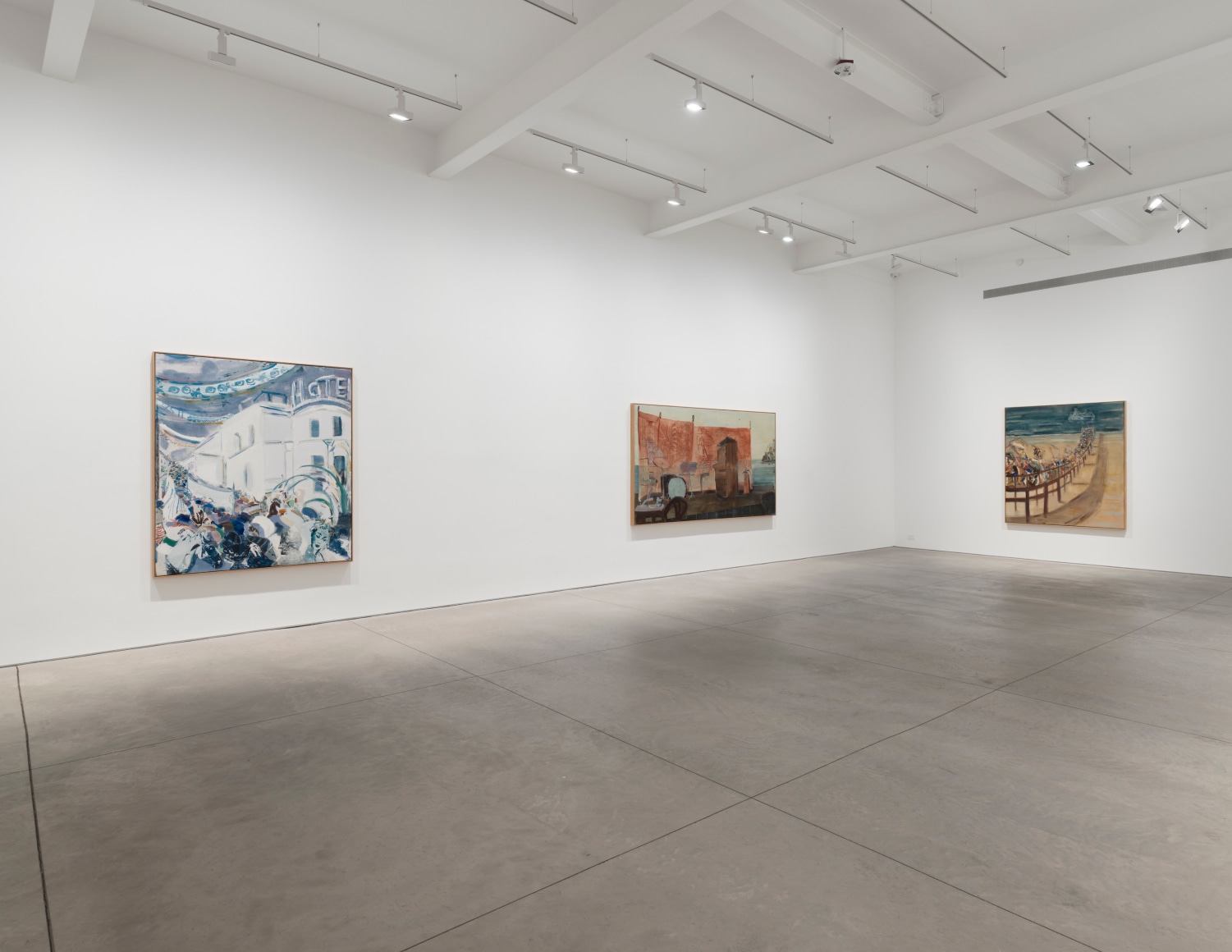 Nick Goss, Stations, Matthew Brown, New York, 2025. Installation view., (Photo: Charles Benton)