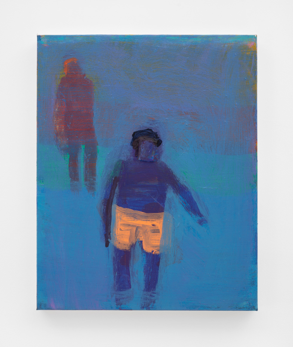 Katherine Bradford, Golden Trunks, 2022