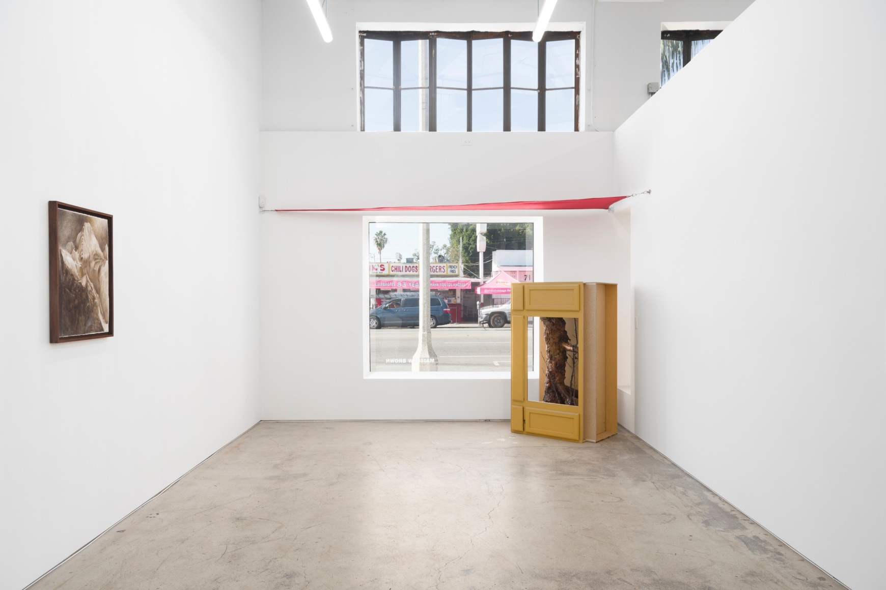 Brandon Ndife, What's the sun to a raisin, 2022., Installation view