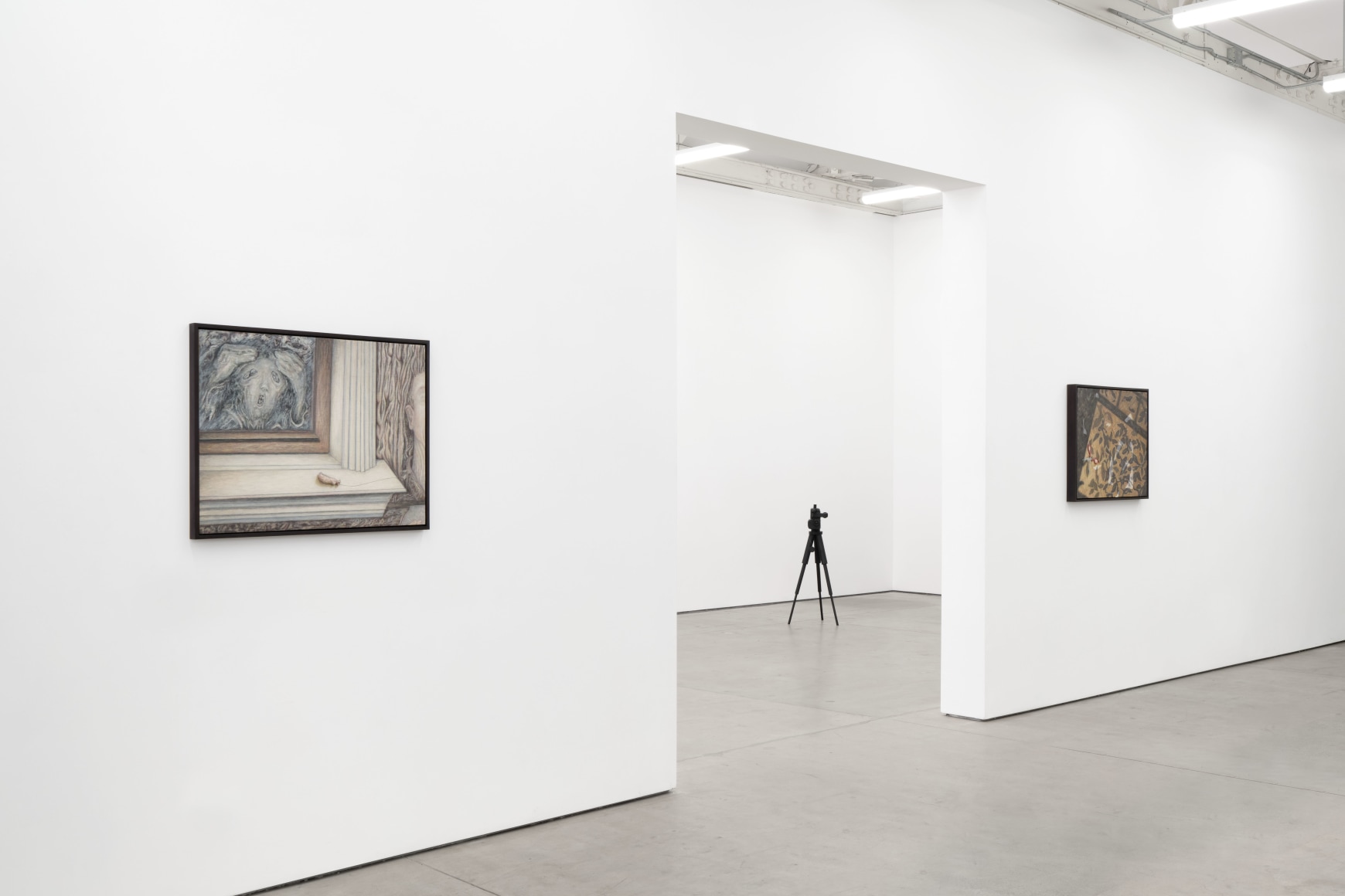 Dan Herschlein, The Long-Fingered Hand, 2023, Matthew Brown, Los Angeles. Installation view. 