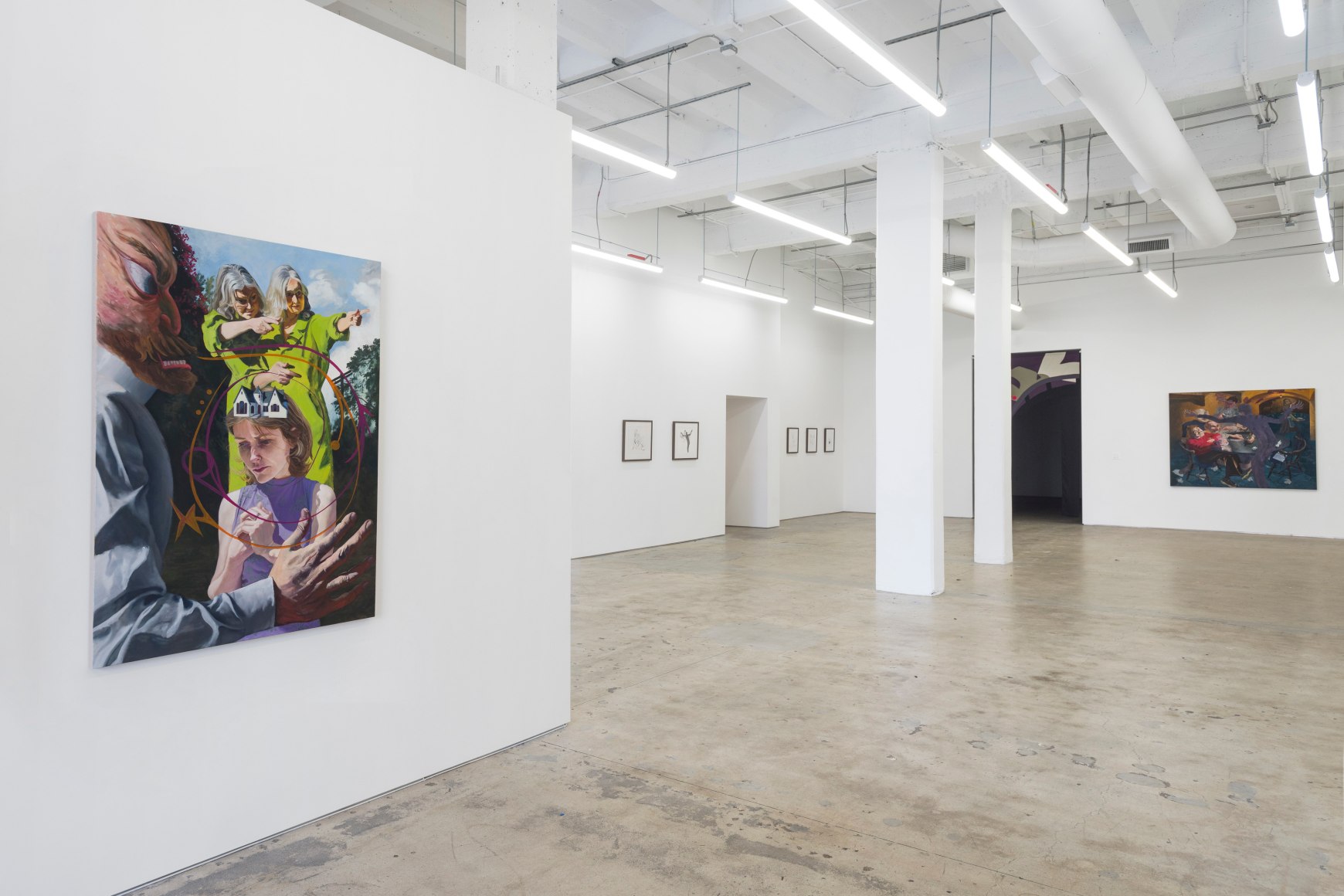Justin John Greene, The Castle, 2022., Installation view