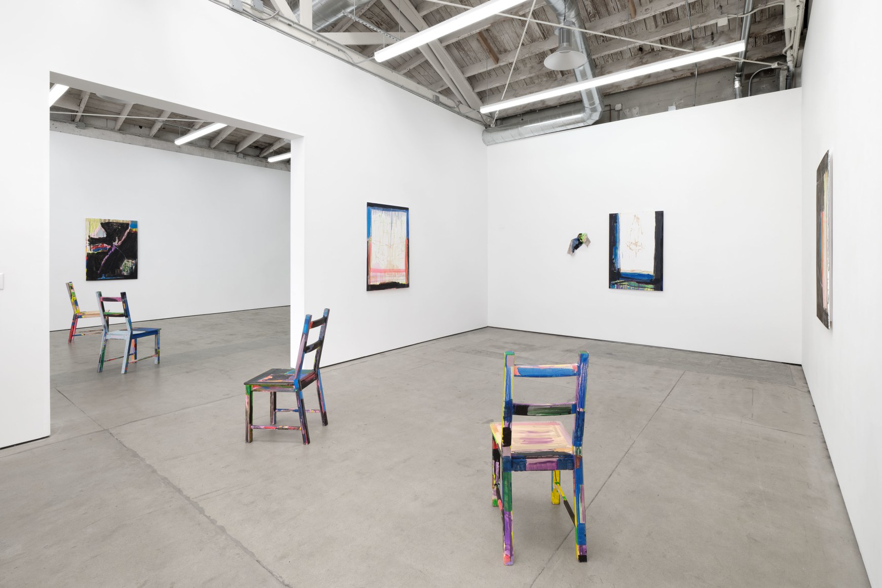 Hayley Tompkins, Tell Gonzo How, Matthew Brown, Los Angeles, 2023., Installation view. 