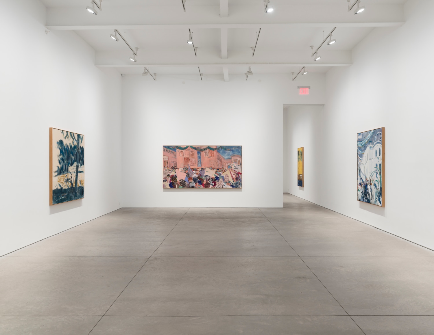 Nick Goss, Stations, Matthew Brown, New York, 2025. Installation view., (Photo: Charles Benton)