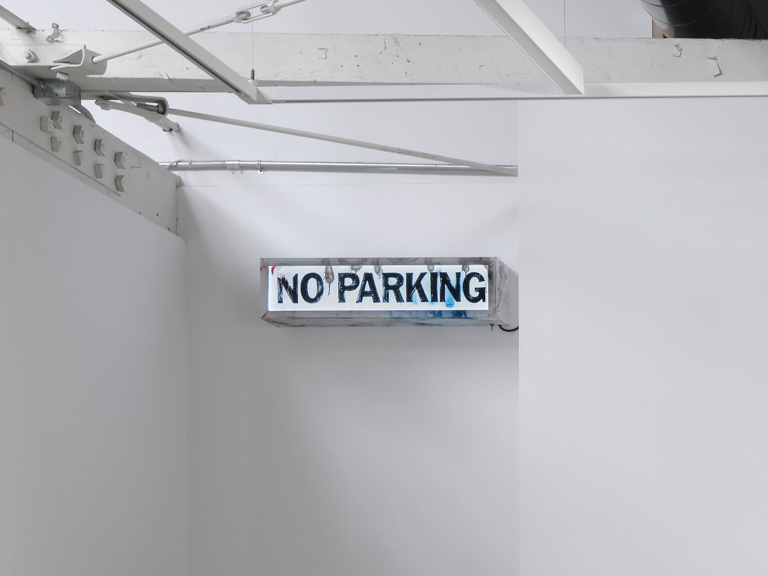 Alfonso Gonzalez Jr., NO PARKING, Matthew Brown, Los Angeles, 2025. Installation view., (Photo: Paul Salveson)