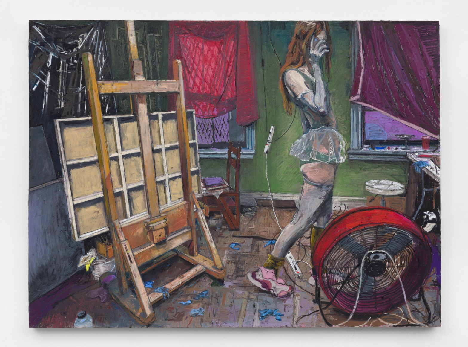 Michelle Uckotter, Girl in studio, 2023