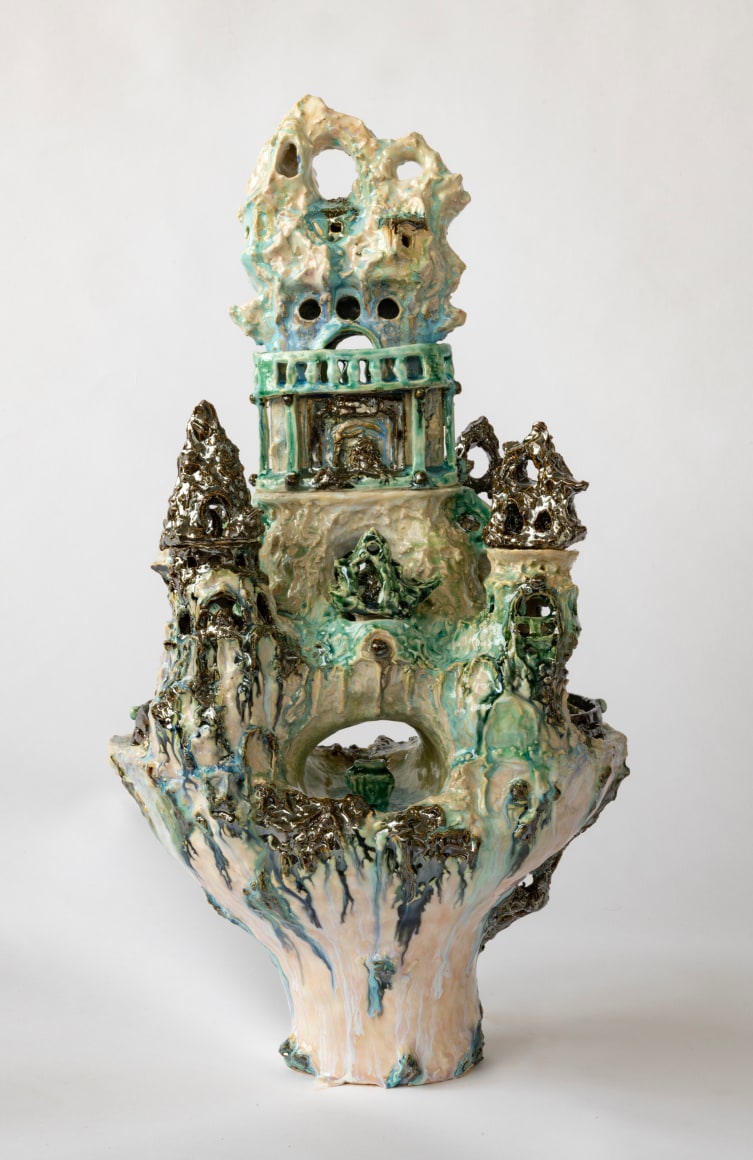 Heidi Lau, Mercury Six-spouted Vessel, 2020
