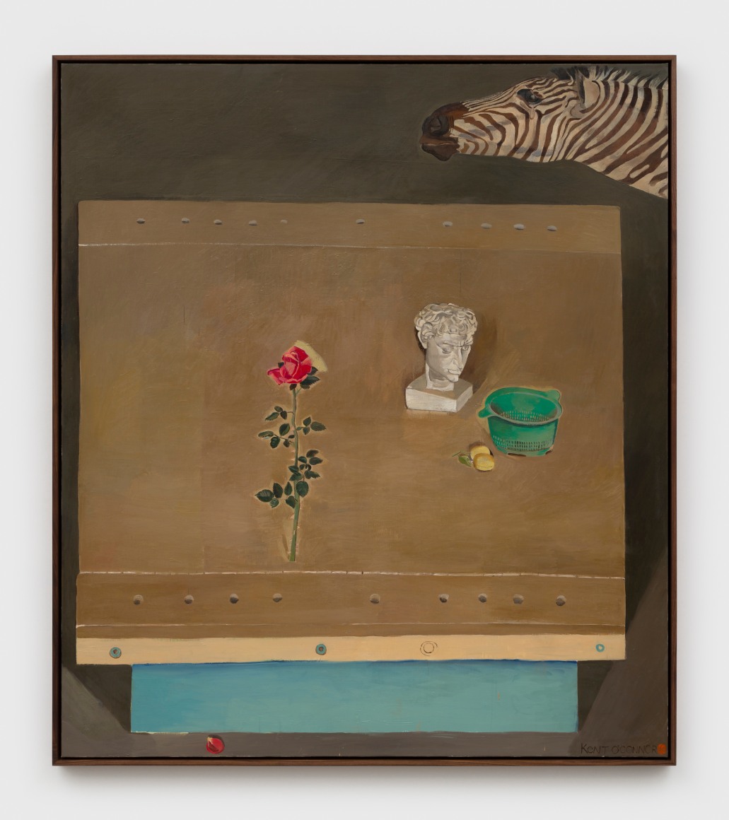 Kent O&#039;Connor, Zebra and Work Table, 2024-25