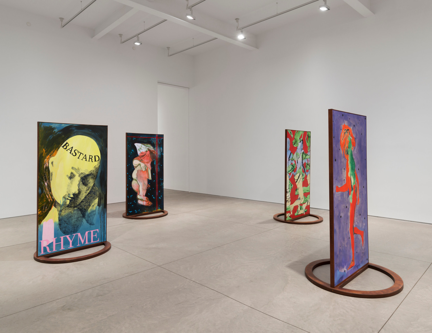 Olivia van Kuiken, Bastard Rhyme, Matthew Brown, New York, 2025. Installation view., (Photo: Charles Benton)