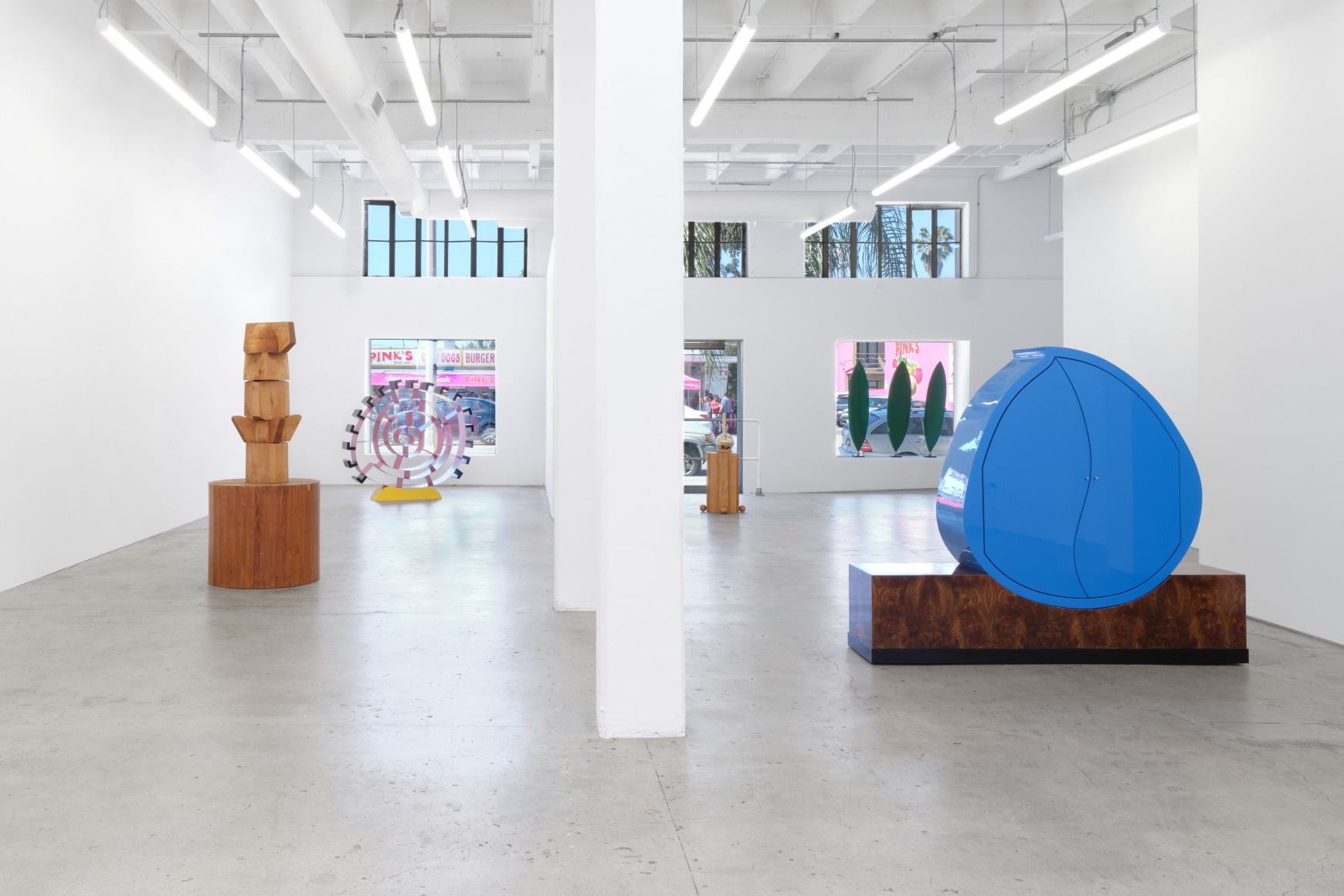 Ryan Preciado, Highway Hypnosis, Matthew Brown, Los Angeles, 2023., Installation view.&nbsp;