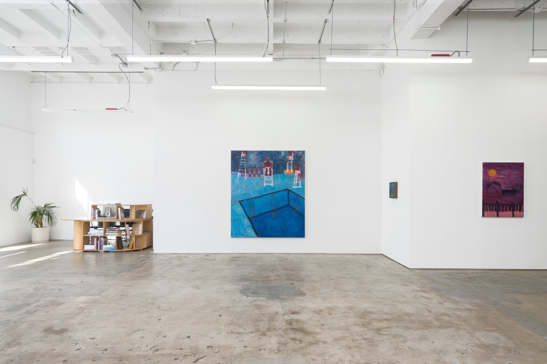 Katherine Bradford &amp;amp; Sedrick Chisom,&nbsp;Angels to Some, Demons to Others, Matthew Brown, Los Angeles,&nbsp;2022., Installation view.
