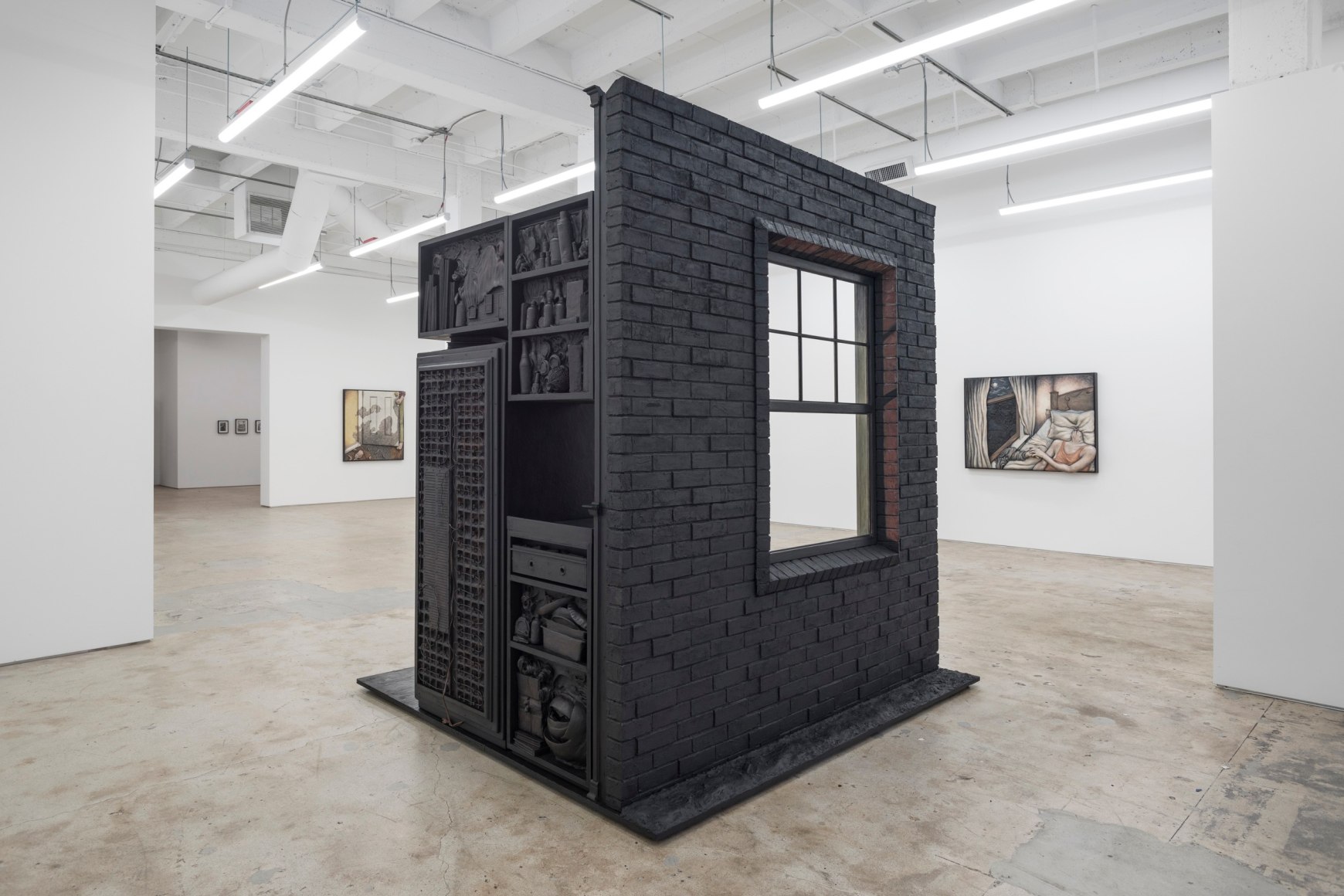 Dan Herschlein,&nbsp;Crickets in the City of Spare Parts, 2021., Installation view