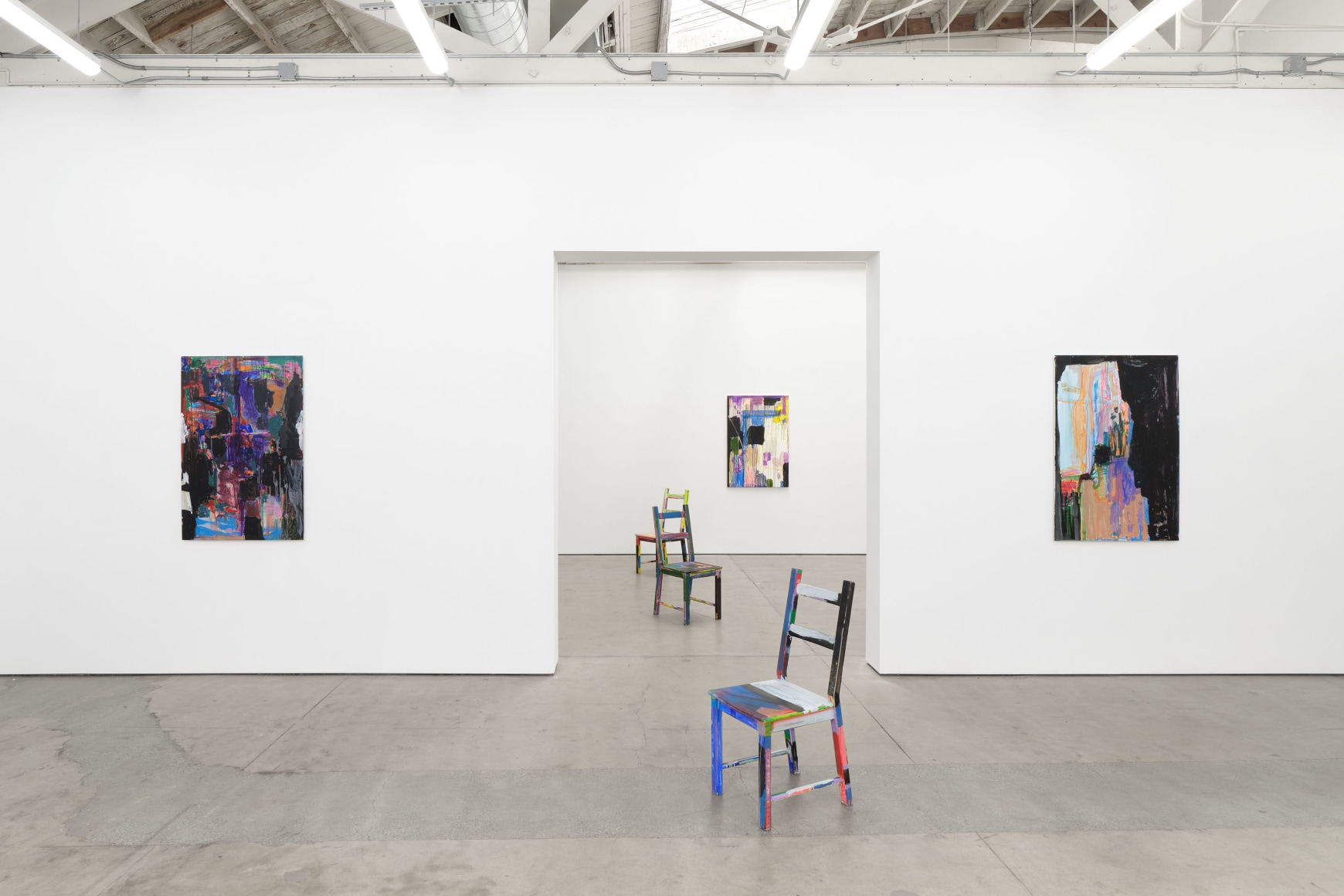 Hayley Tompkins, Tell Gonzo How, Matthew Brown, Los Angeles, 2023., Installation view. 