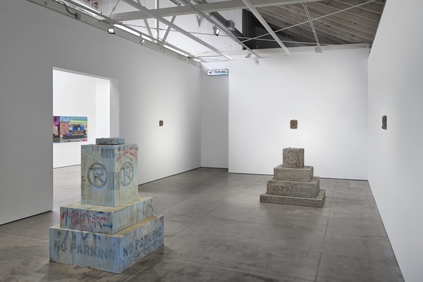 Alfonso Gonzalez Jr., NO PARKING, Matthew Brown, Los Angeles, 2025. Installation view., (Photo: Paul Salveson)